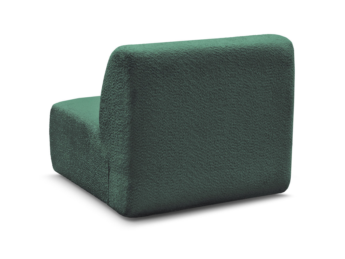 Bobochic Anda Sofamodul 1-Sitzer 84 × 103 cm Chenille Dunkelgrün