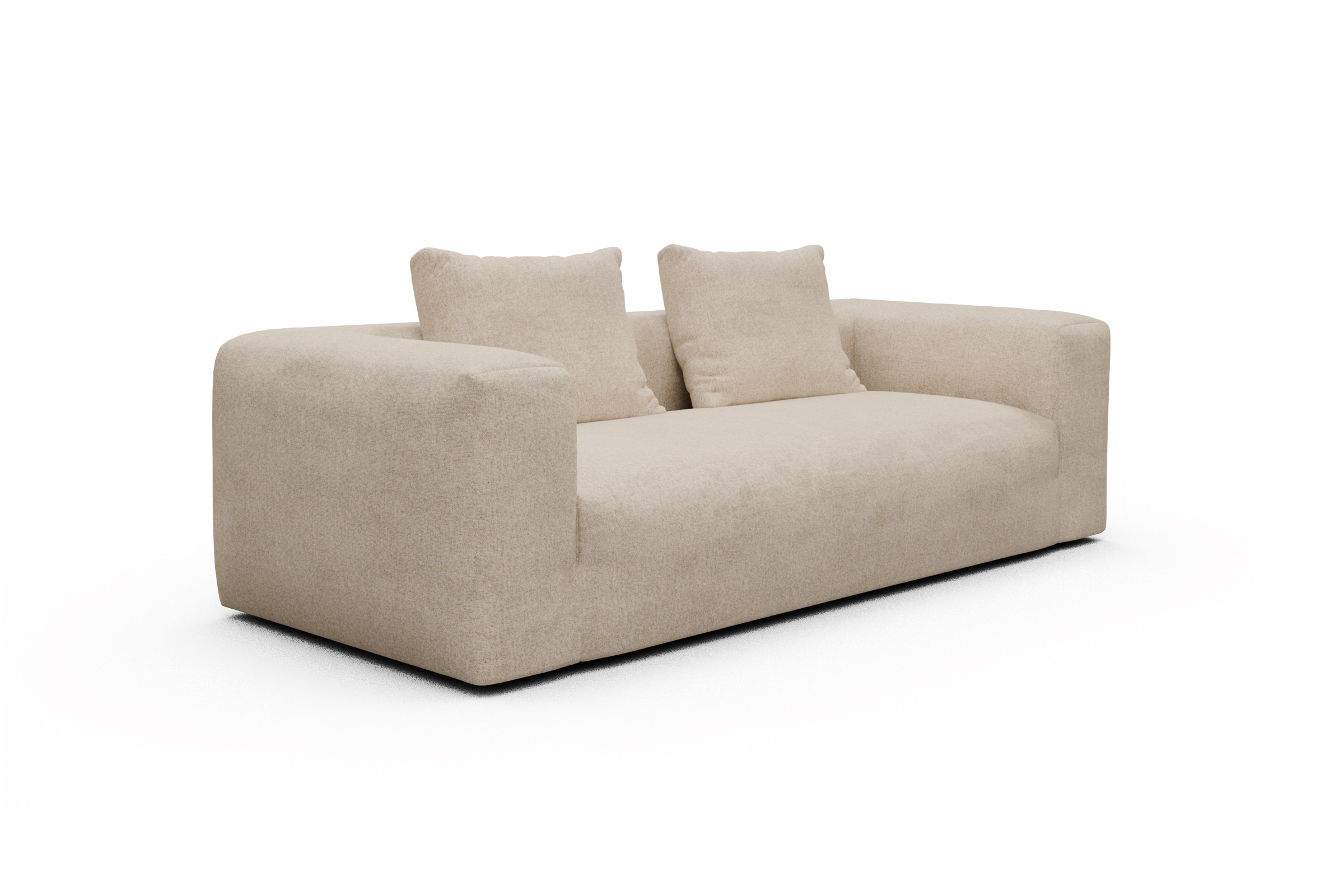 Sofa Fred 3-Sitzer Casone-Natural-Beige