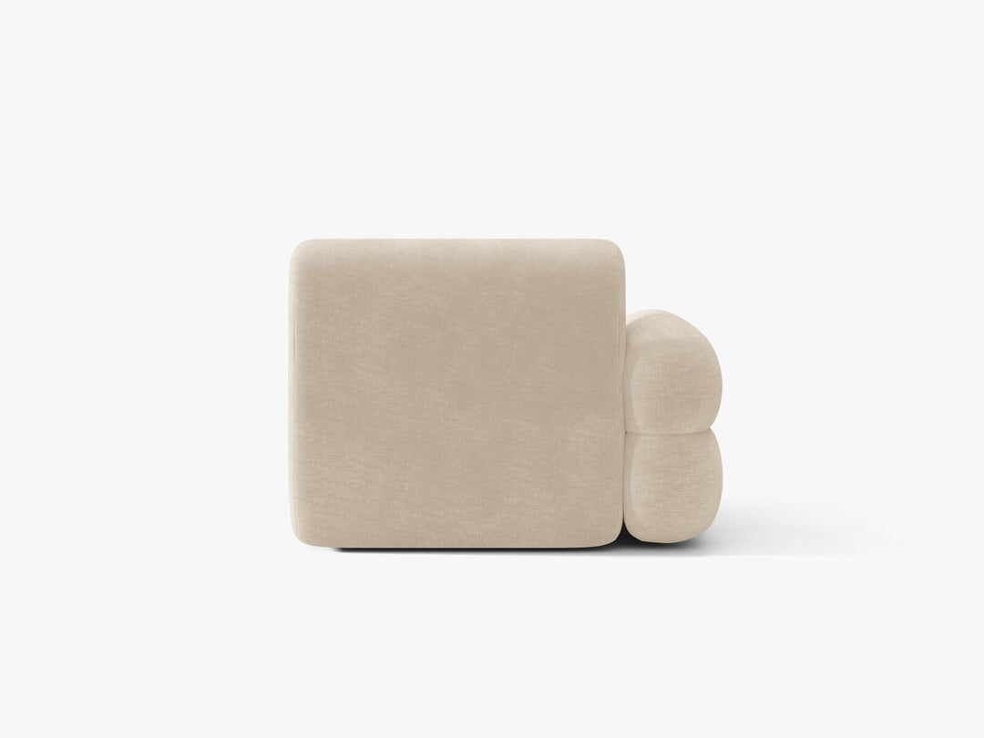 Micadoni Neo Sofamodul Links Chenille Golden Helles Beige