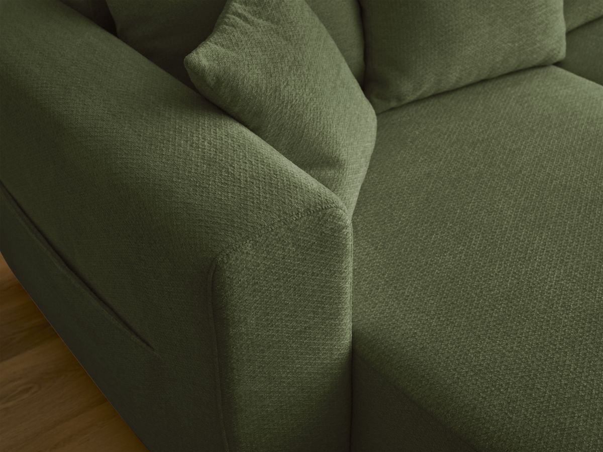 Bobochic Sidonie Wohnlandschaft Melange-Stoff Grün