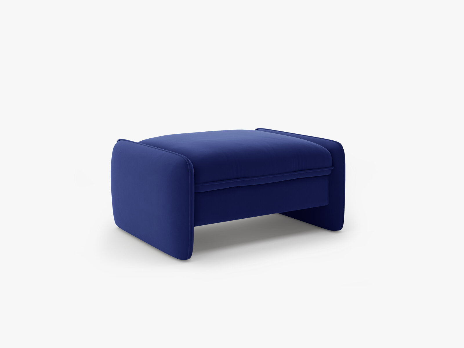 Micadoni Georgia Pouf Samt Magic Velvet Kobalt