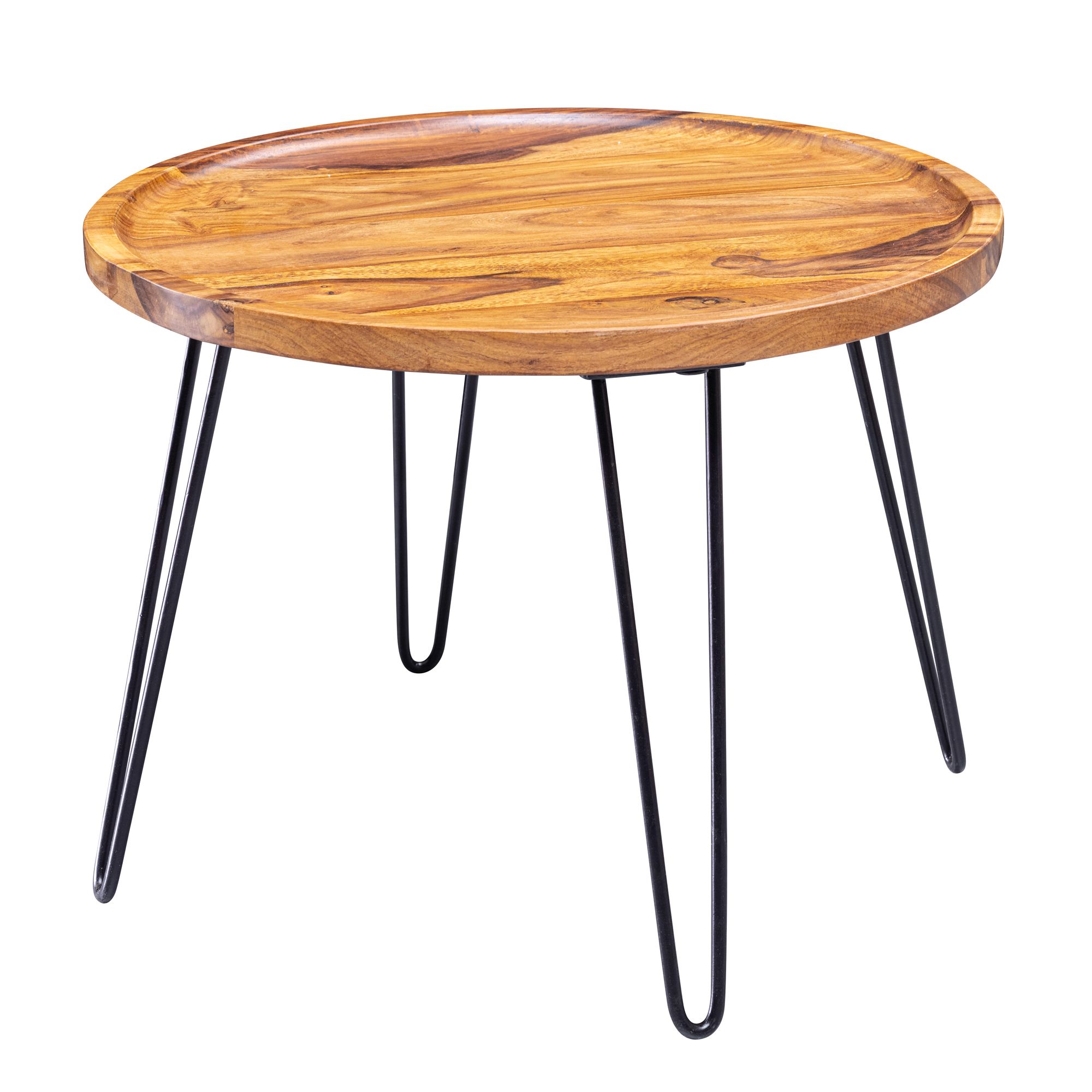 Couchtisch Skjervoy Sheesham Ø 60 × H 45 cm