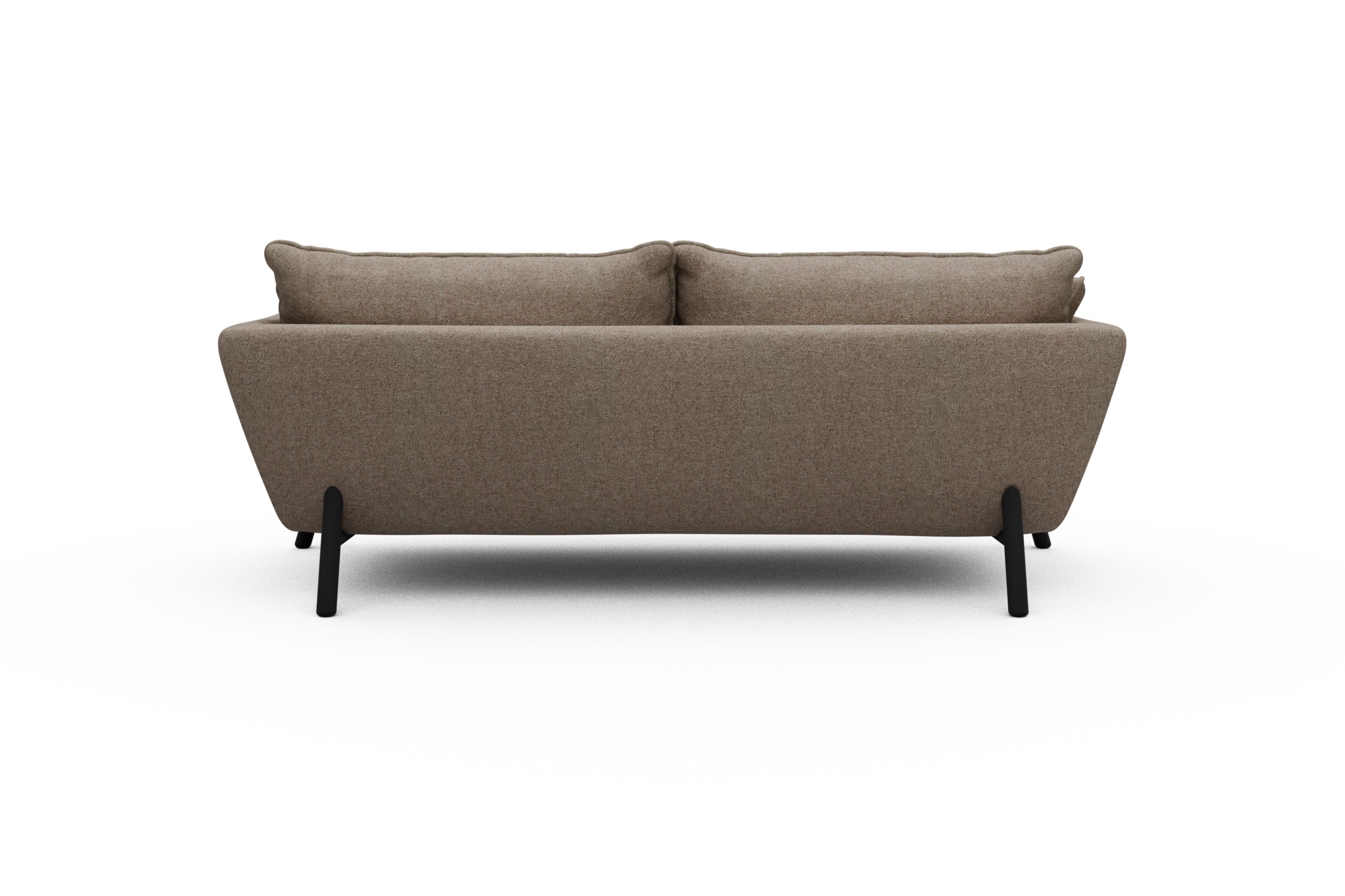 Sofa Emil PREMIUM 3-Sitzer Beinfarbe Eiche Schwarz Sama-Antelope