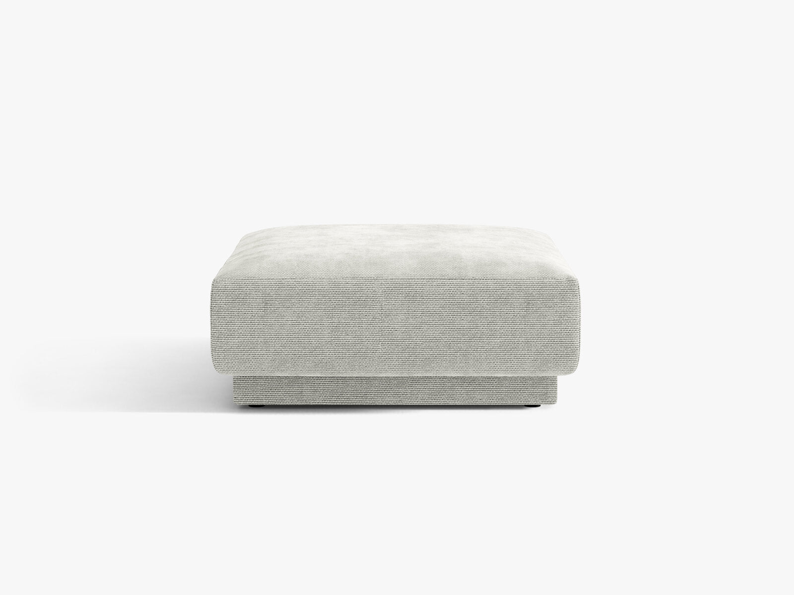 Micadoni Hocker Miley 1-Sitzer Chenille Eden Silber