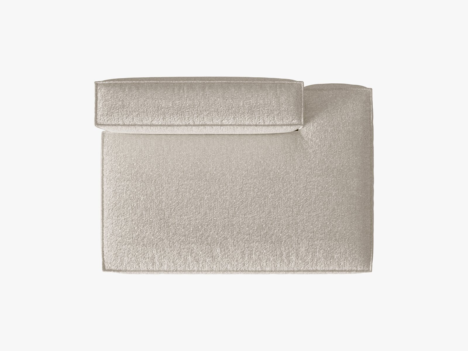 Micadoni Modul Nuria 3-Sitzer Rechts Boucle Beige