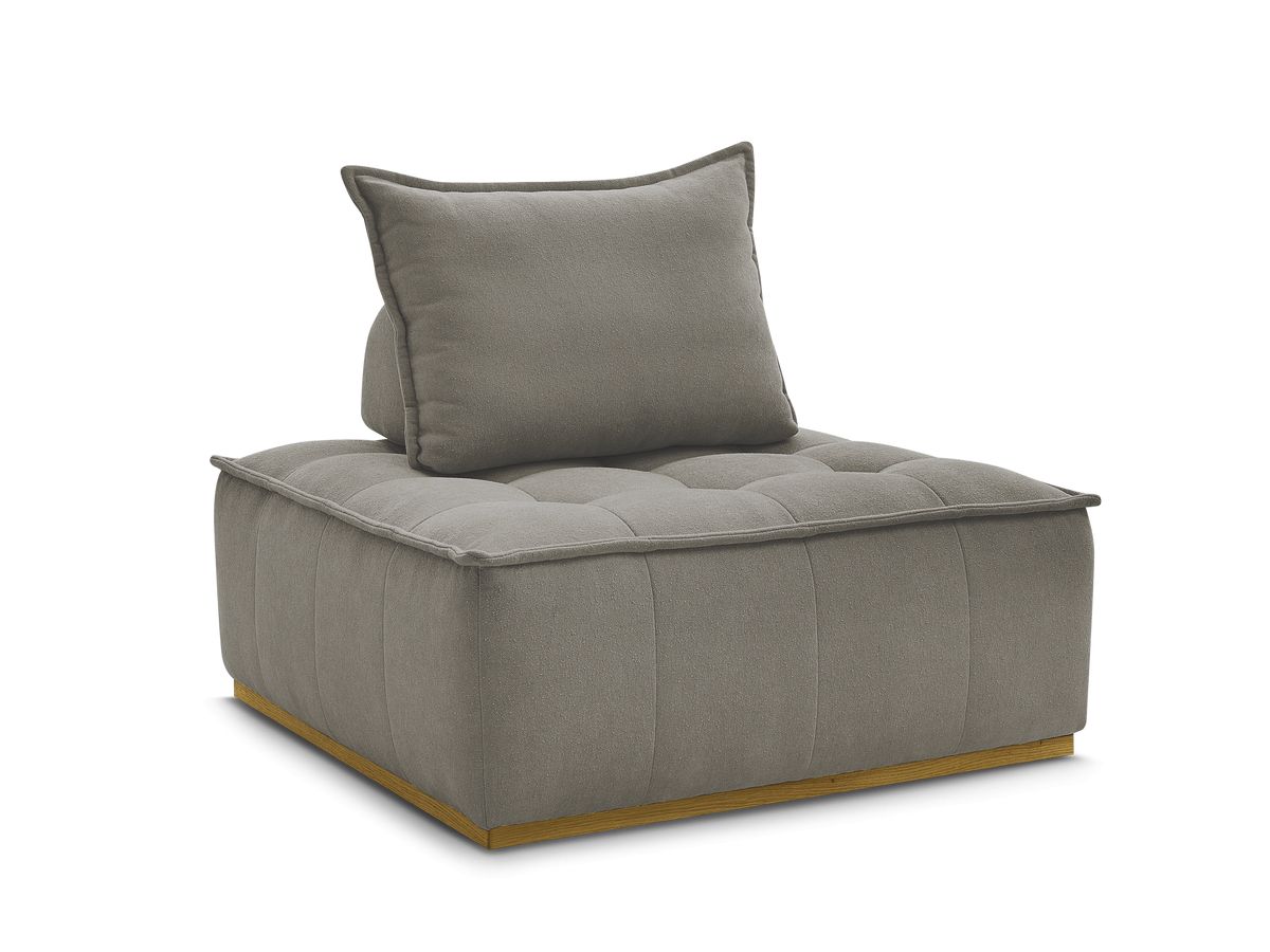 Bobochic Elisa Sofamodul 1-Sitzer Strukturstoff Taupe