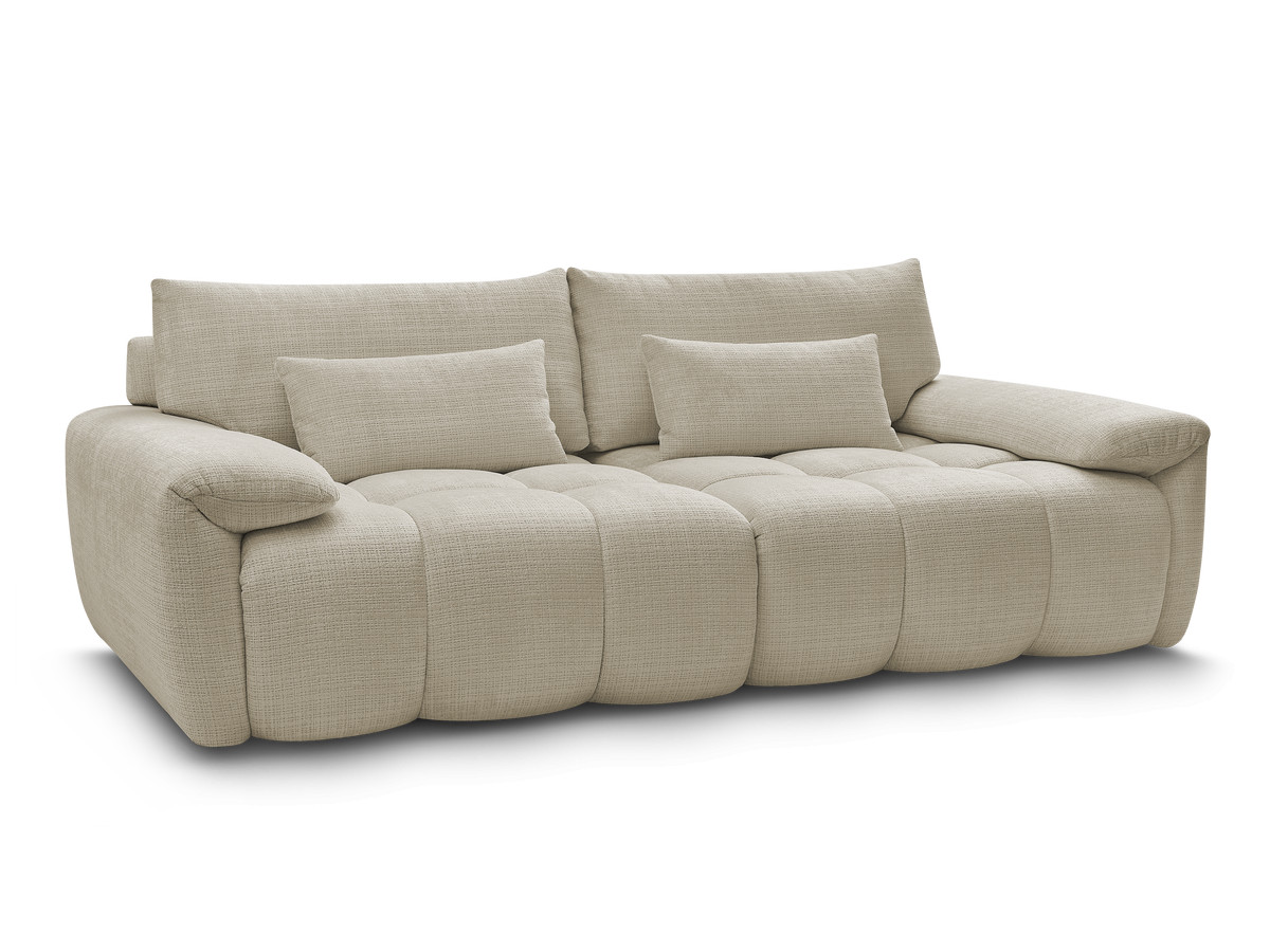 Bobochic Ivane Sofa 3-Sitzer Strukturstoff Beige
