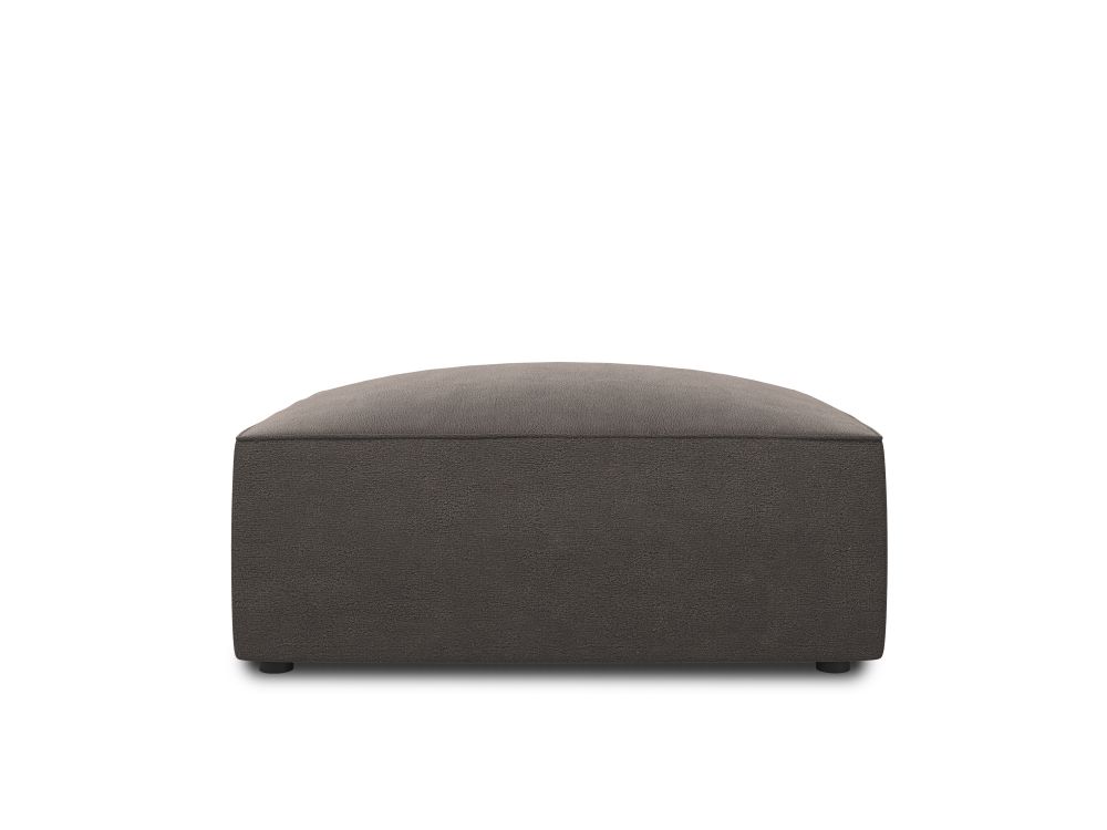 Cosmopolitan Design Pouf Siena Samt Salvador Dunkelgrau