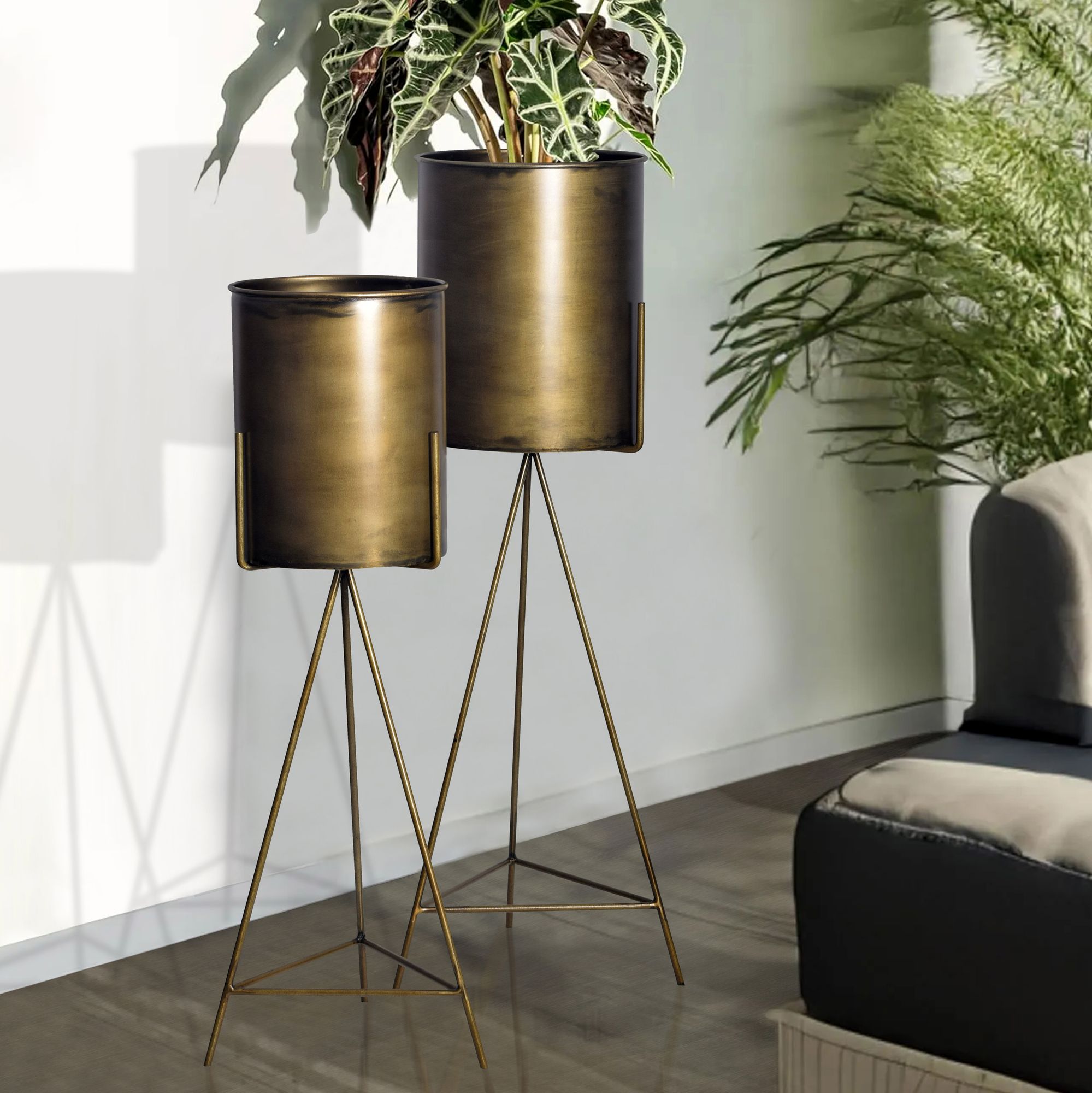 Blumentopf Hurdal Gold