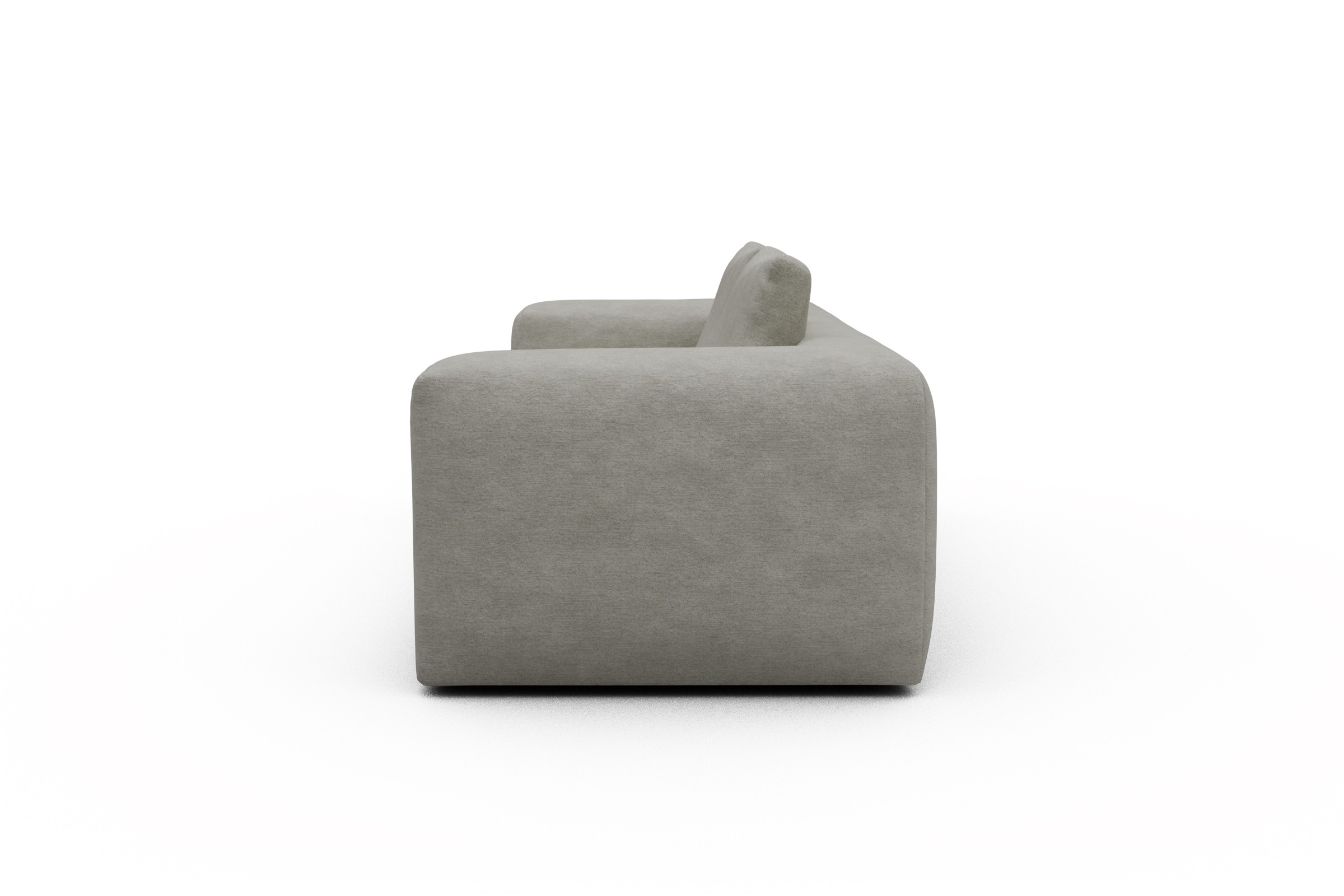 Sofa Fred 3-Sitzer Carreno-Moon-Stone-White