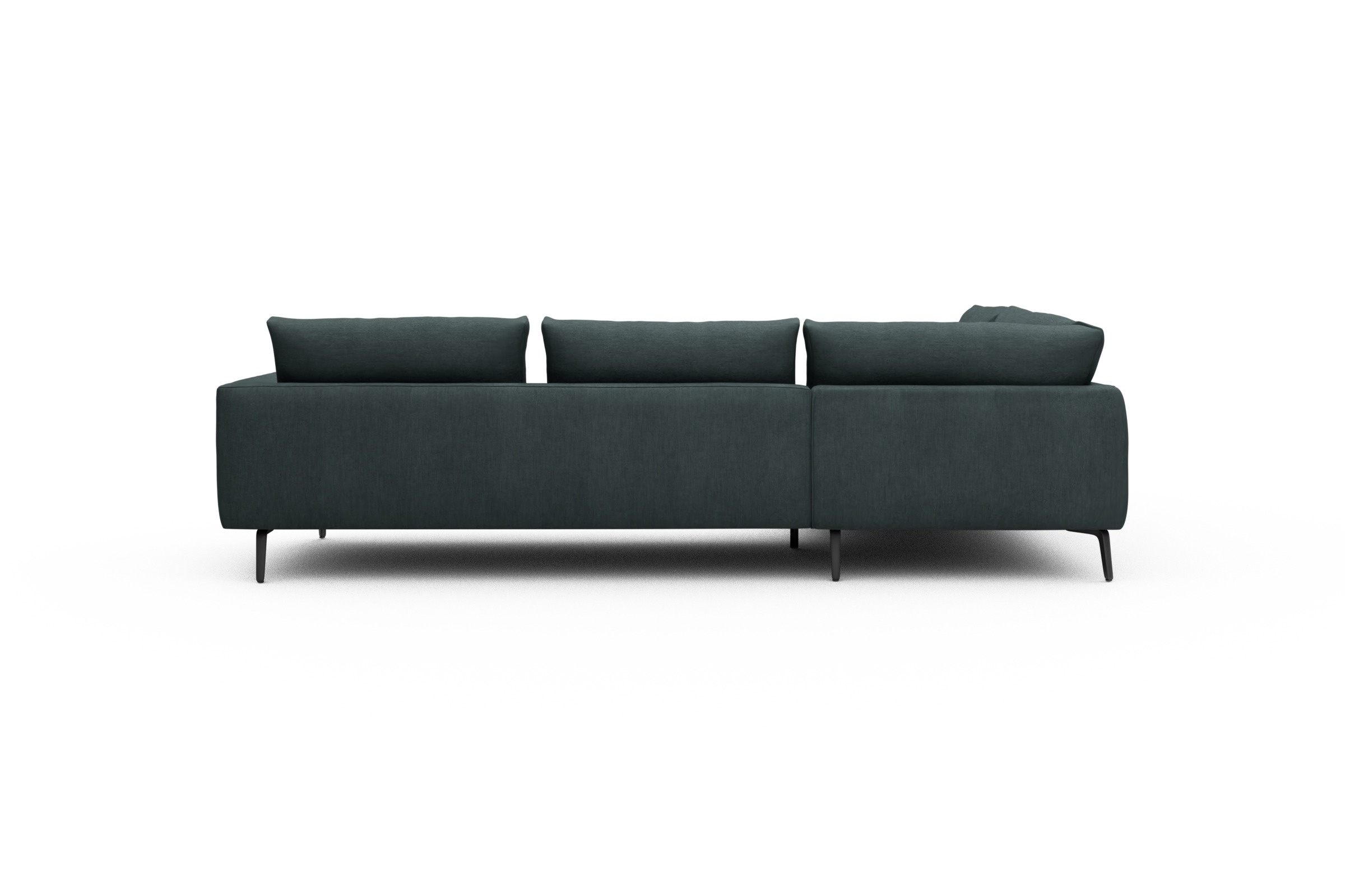 Ecksofa Karl Relax-Ecke links mit 2,5-Sitzer Vivus-Blue
