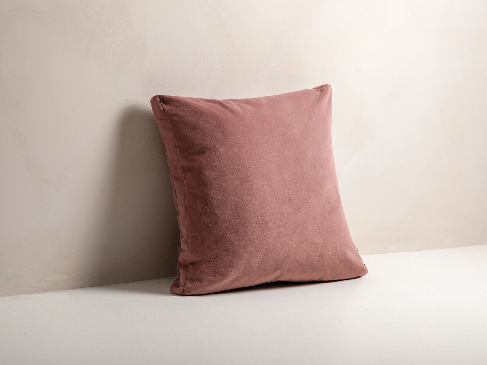 Micadoni Kissen Mono Samt Rosa