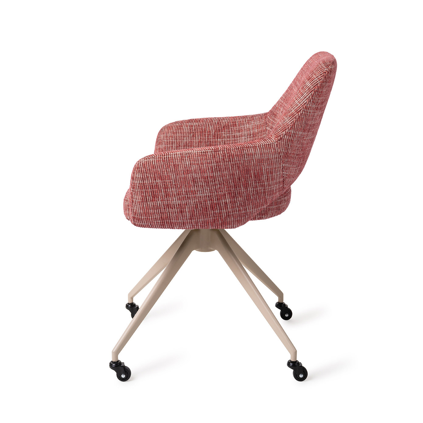 Jesper Home Esszimmerstuhl Yanai Berry Bars Glide Beige