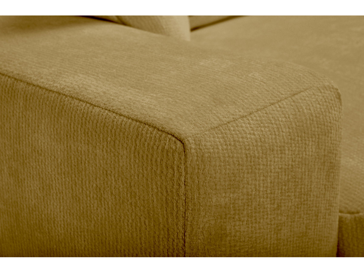 Bobochic Nevada Ecksofa Stoff Gelb