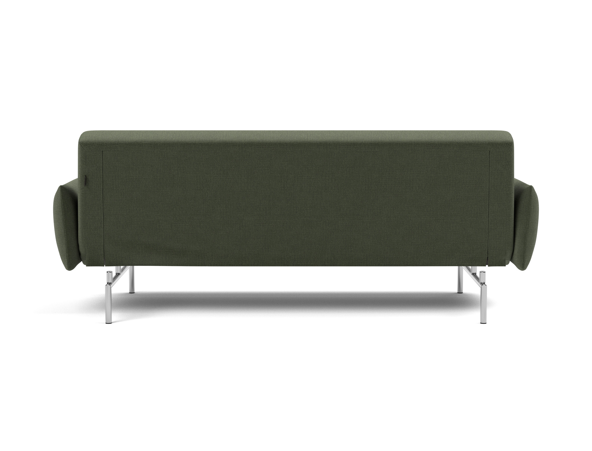 Schlafsofa Jillis mit Armlehnen Chenille Esina 413-Olive-Green