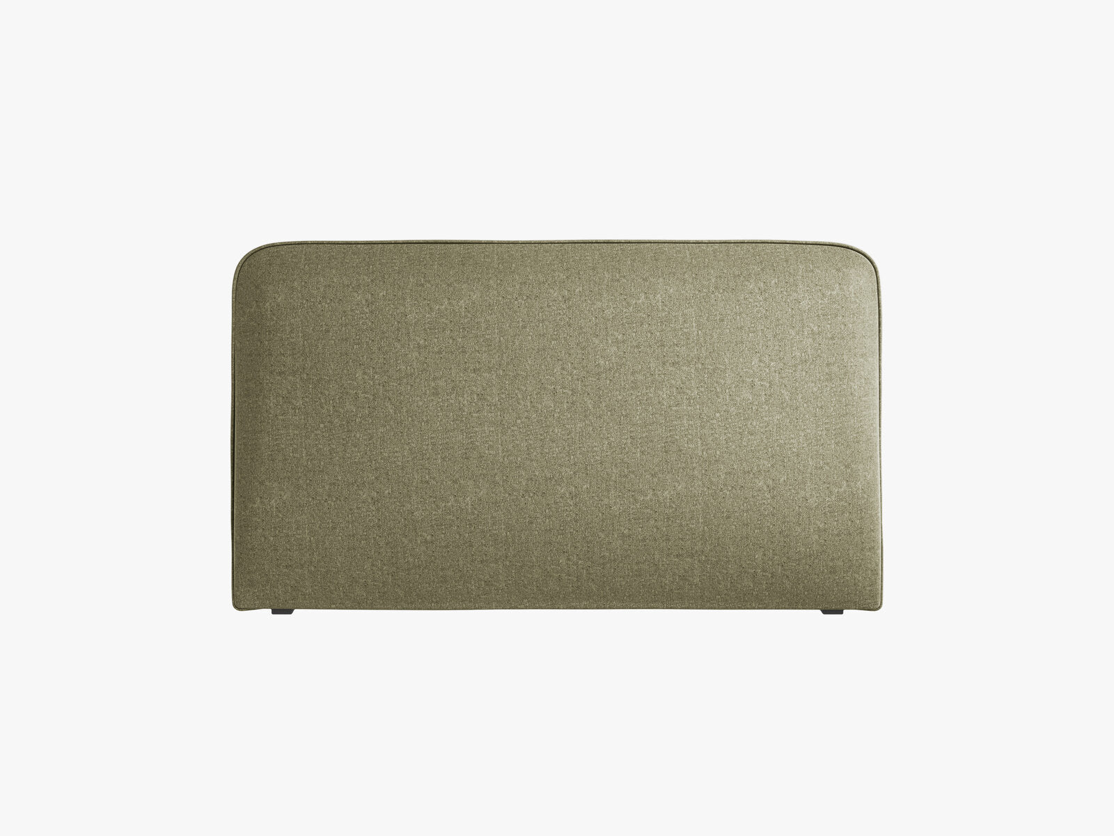 Micadoni Jamie Samtiger Kopfteil 140 cm (H 95 cm) Chenille Eden Grün 160x95