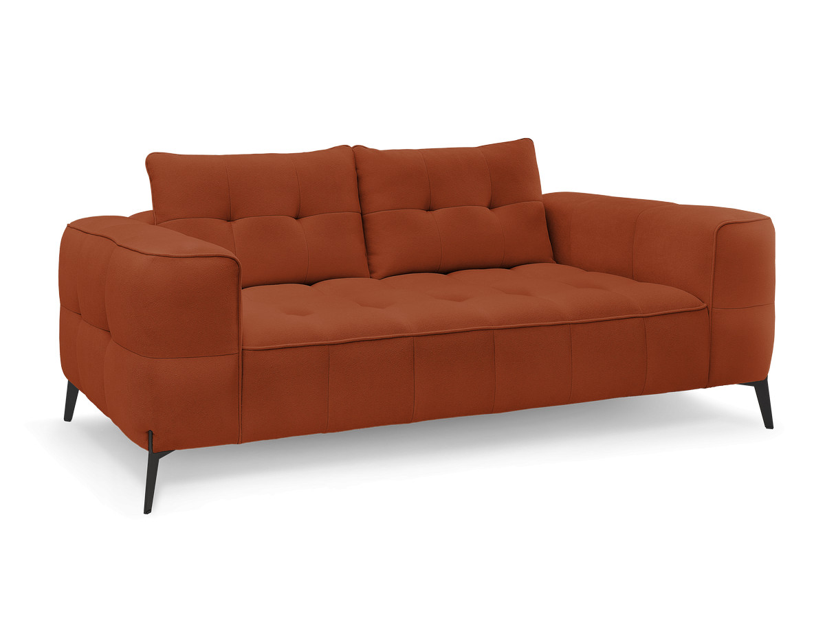 Bobochic Anis Sofa 2-Sitzer Strukturstoff Orange