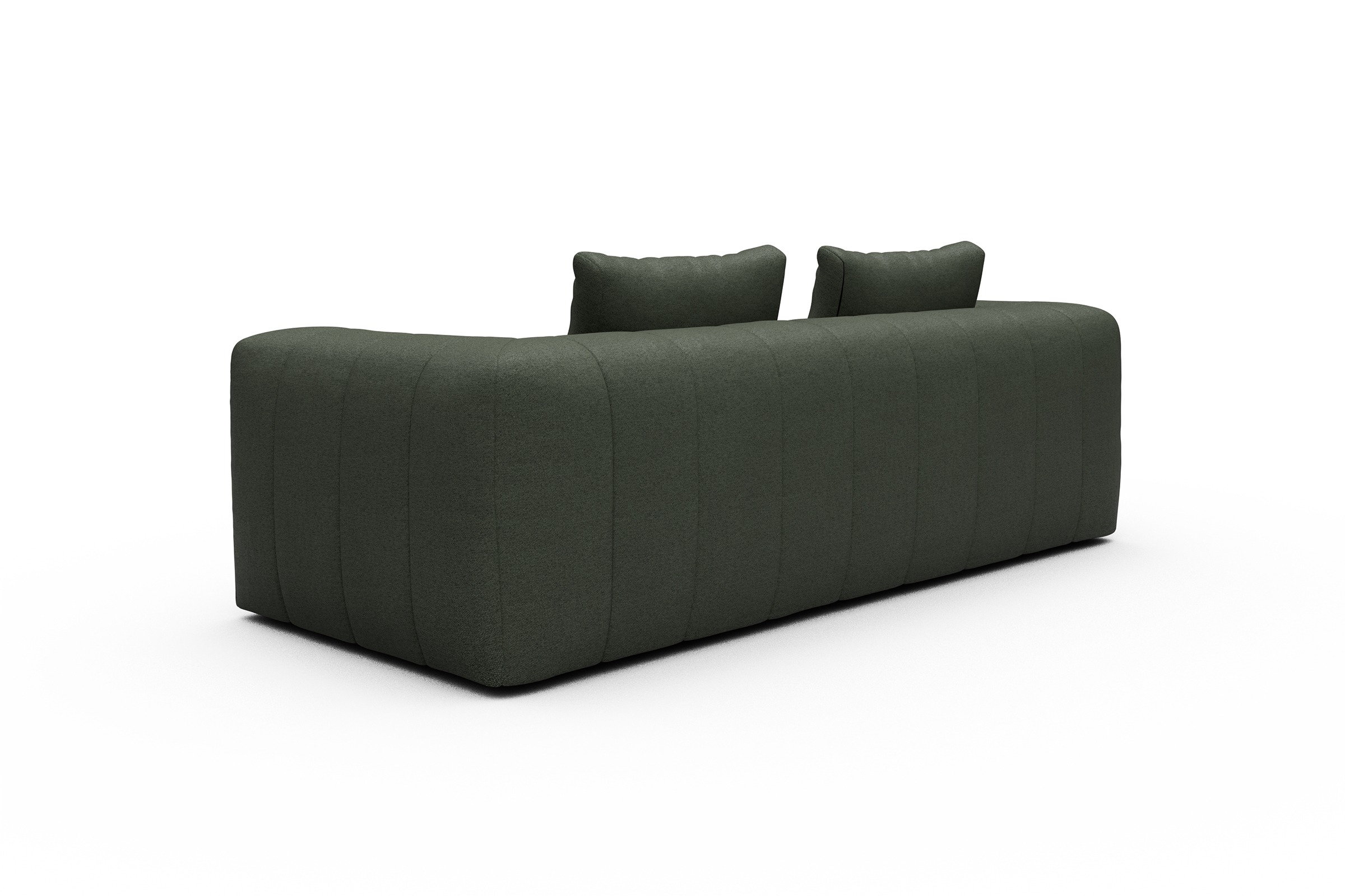 Sofa Hugo 3-Sitzer Denari-Forest-Green