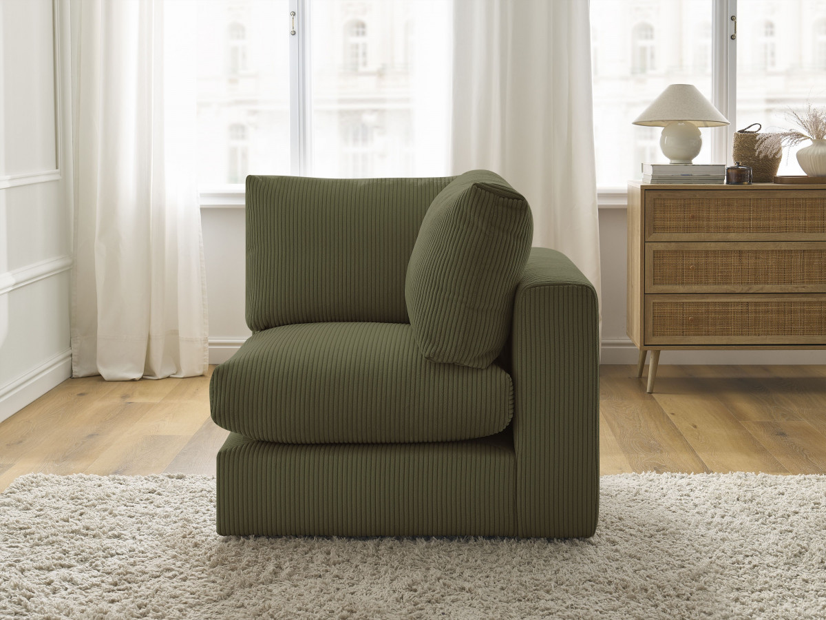 Bobochic Paris Eckmodul Cordsamt Grün