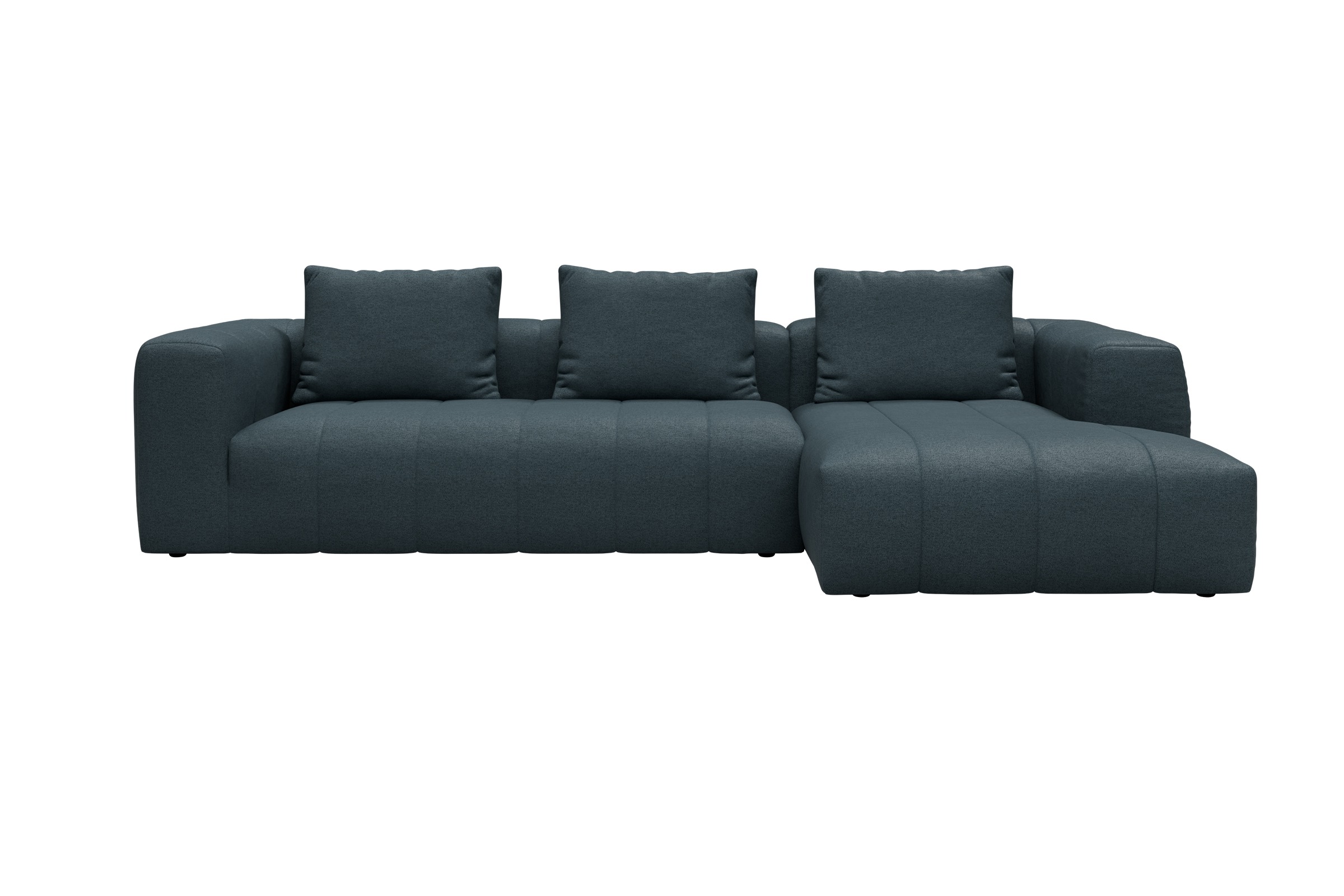 Hugo 2,5-Sitzer Armlehne links mit Chaiselongue Denari-Royal-Blue moebelfaktor