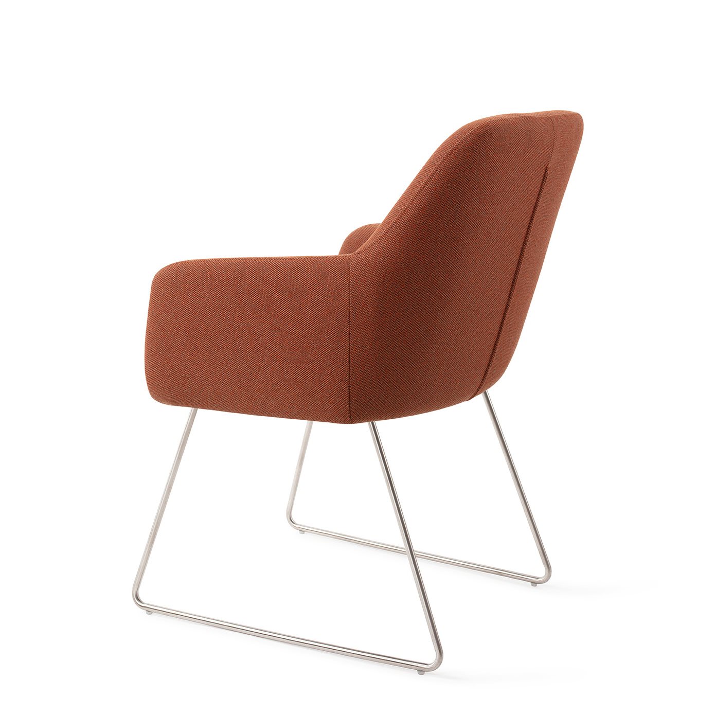 Jesper Home Esszimmerstuhl Hiroo Hearth-Harmony Slide Stahl