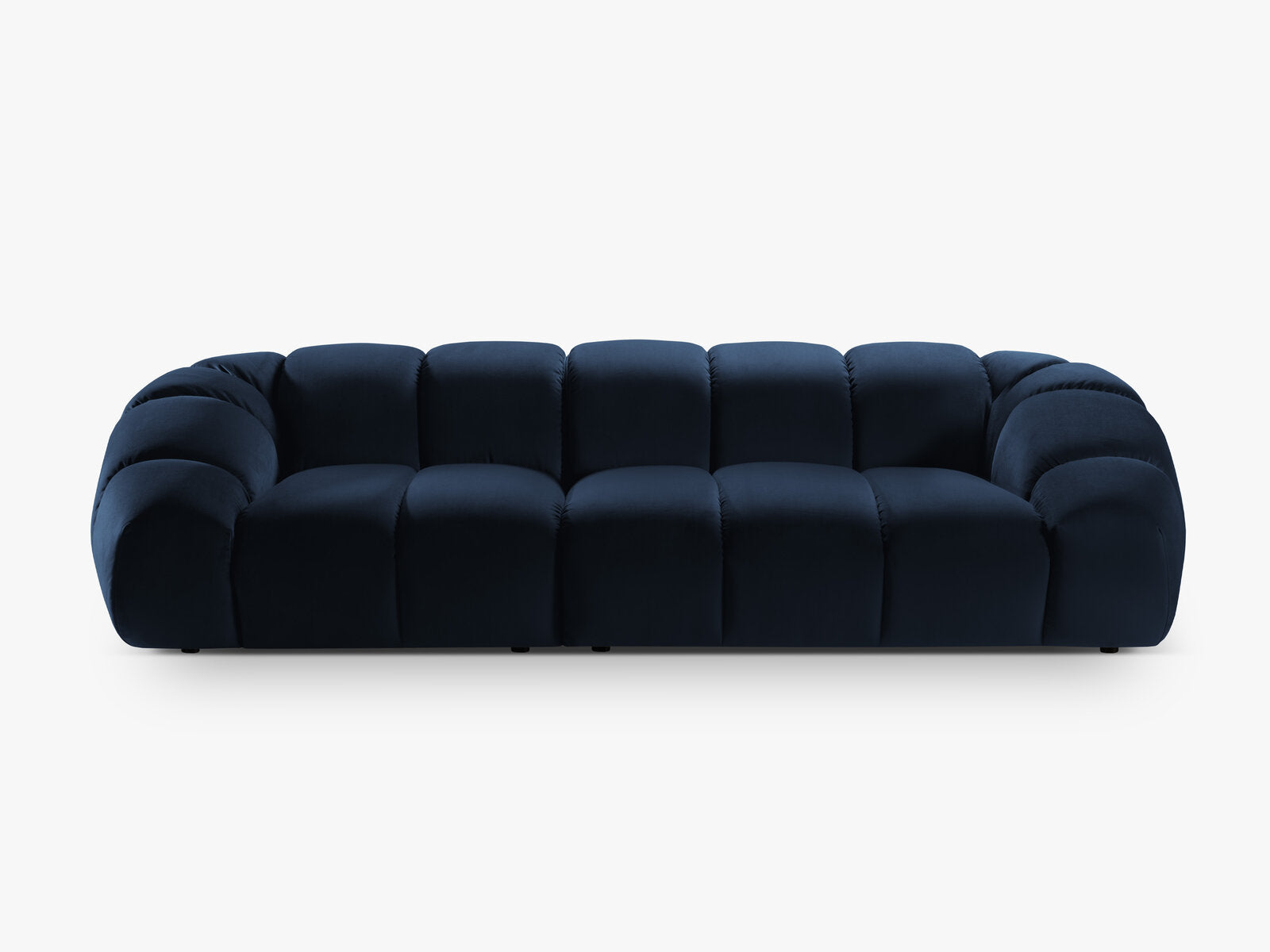 Micadoni Sofa Diana 4-Sitzer Samt Königsblau