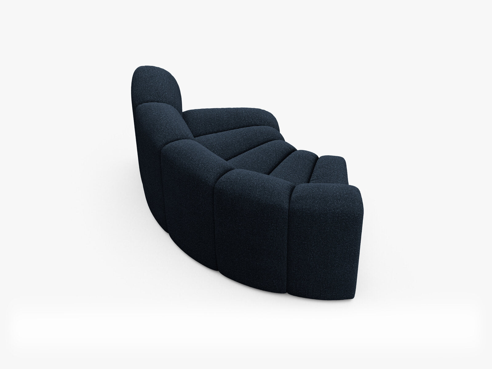 Micadoni rundes Eckmodul Lupine Boucle Baloo Dunkelblau