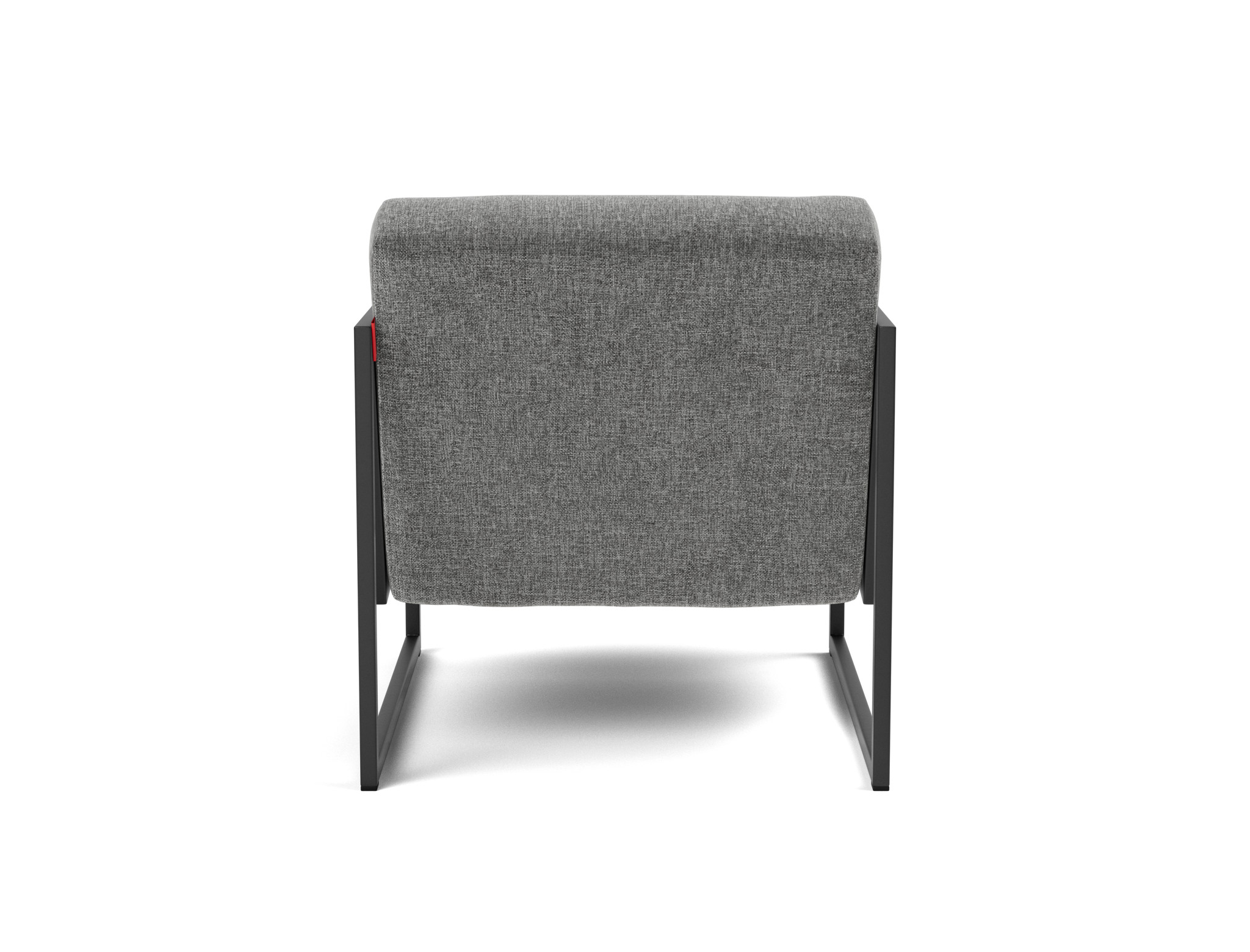 Sessel Vikko mit Armlehnen Strukturierter Stoff Twist 563-Charcoal