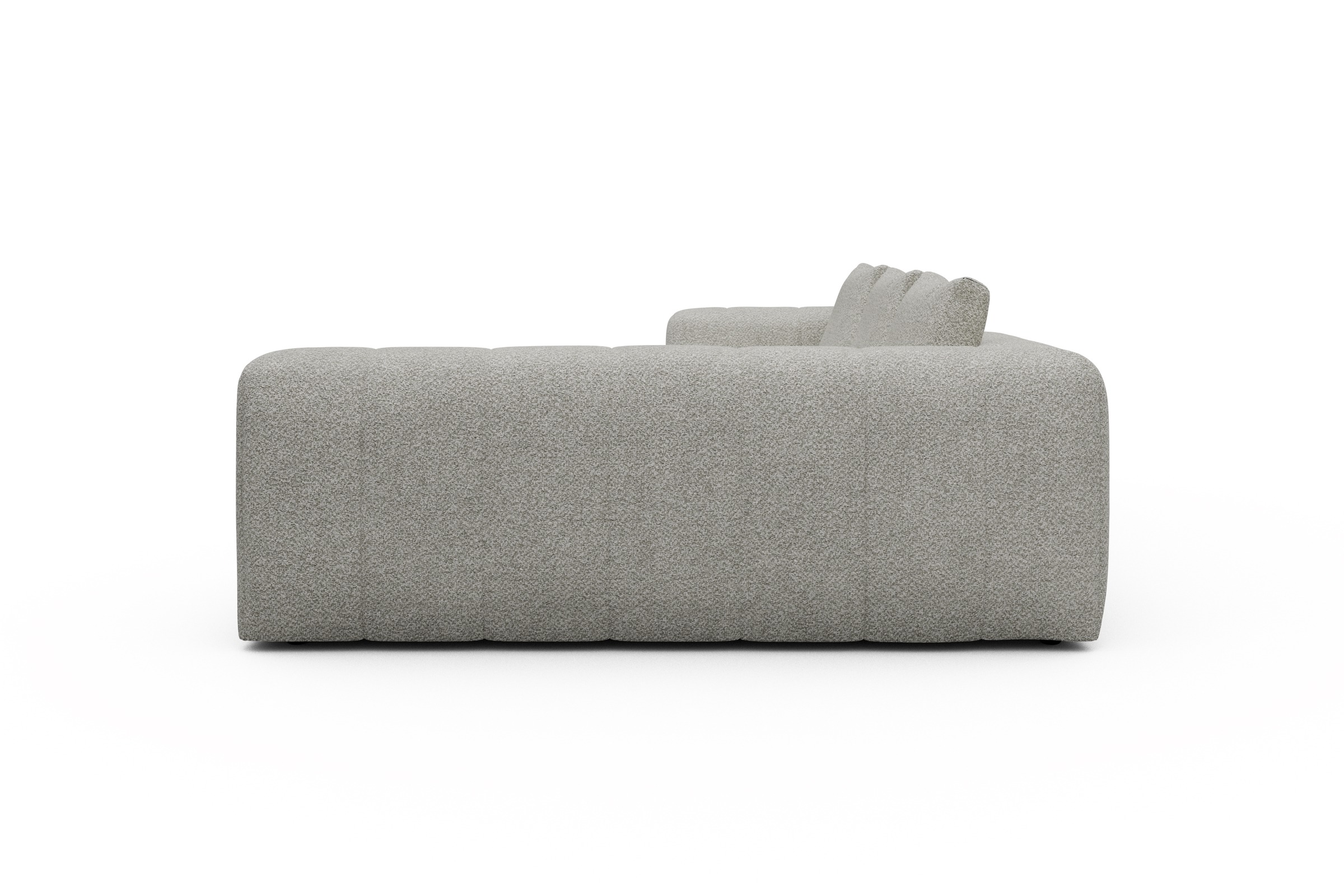Ecksofa Hugo 2x 2,5-Sitzer Armlehne links Vanora-Warm-Sand