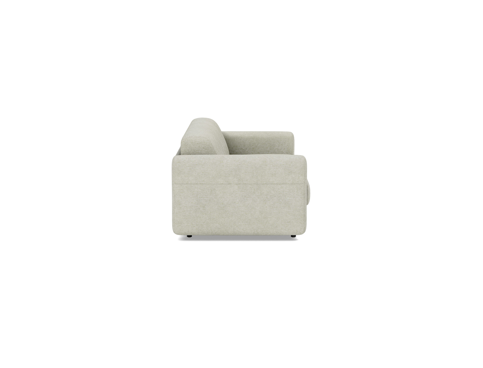 Schlafsofa Killian mit Taschenfederkernmatratze 160 Flachgewebe Avella 280-Sand