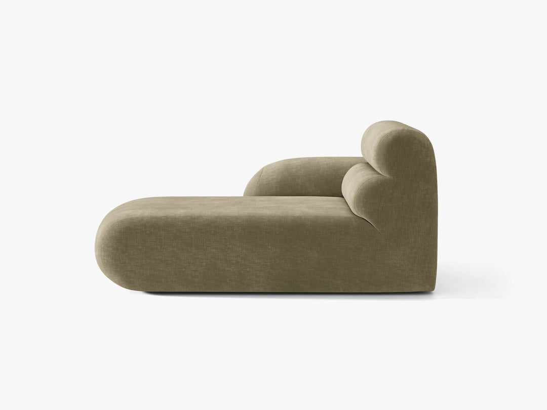 Micadoni Neo Chaiselongue Links Chenille Golden Hellolive
