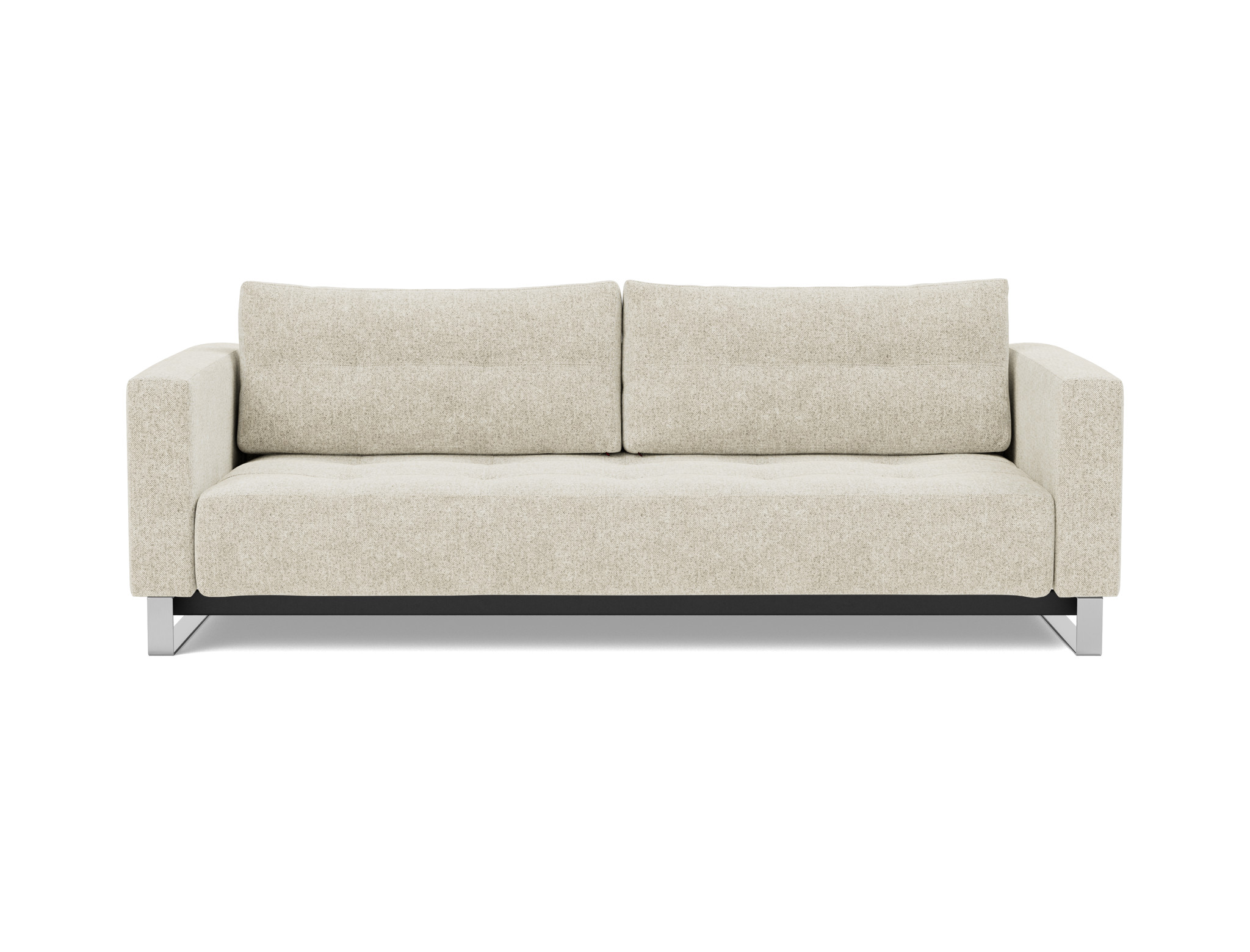 Schlafsofa Cassius D.E.L. Strukturierter Stoff Taura 357-Off-White