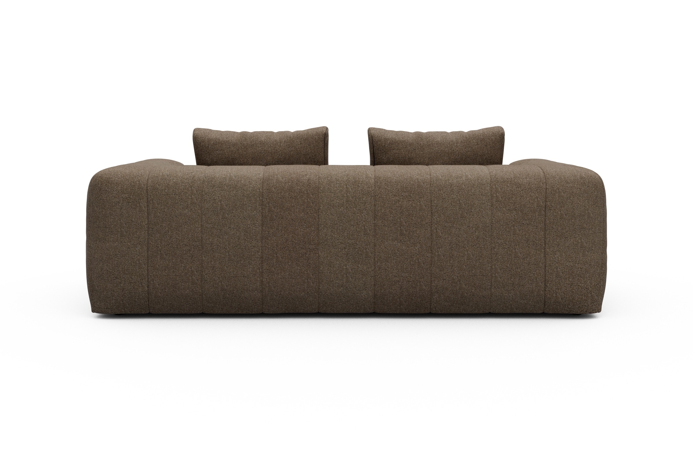 Sofa Hugo 3-Sitzer Aivi-Khaki-Brown