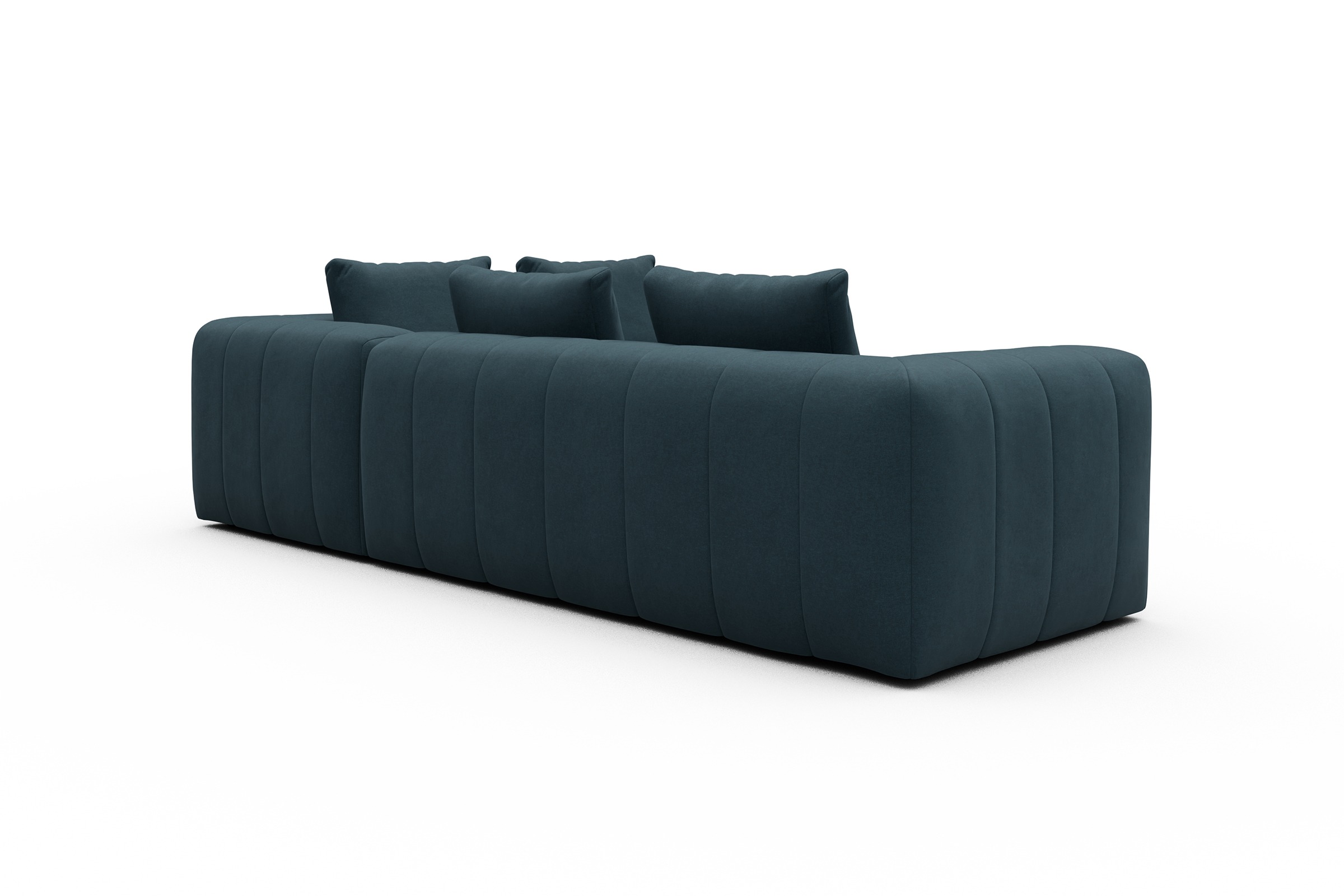 Ecksofa Hugo 2x 2,5-Sitzer Armlehne links Satya-Indigo