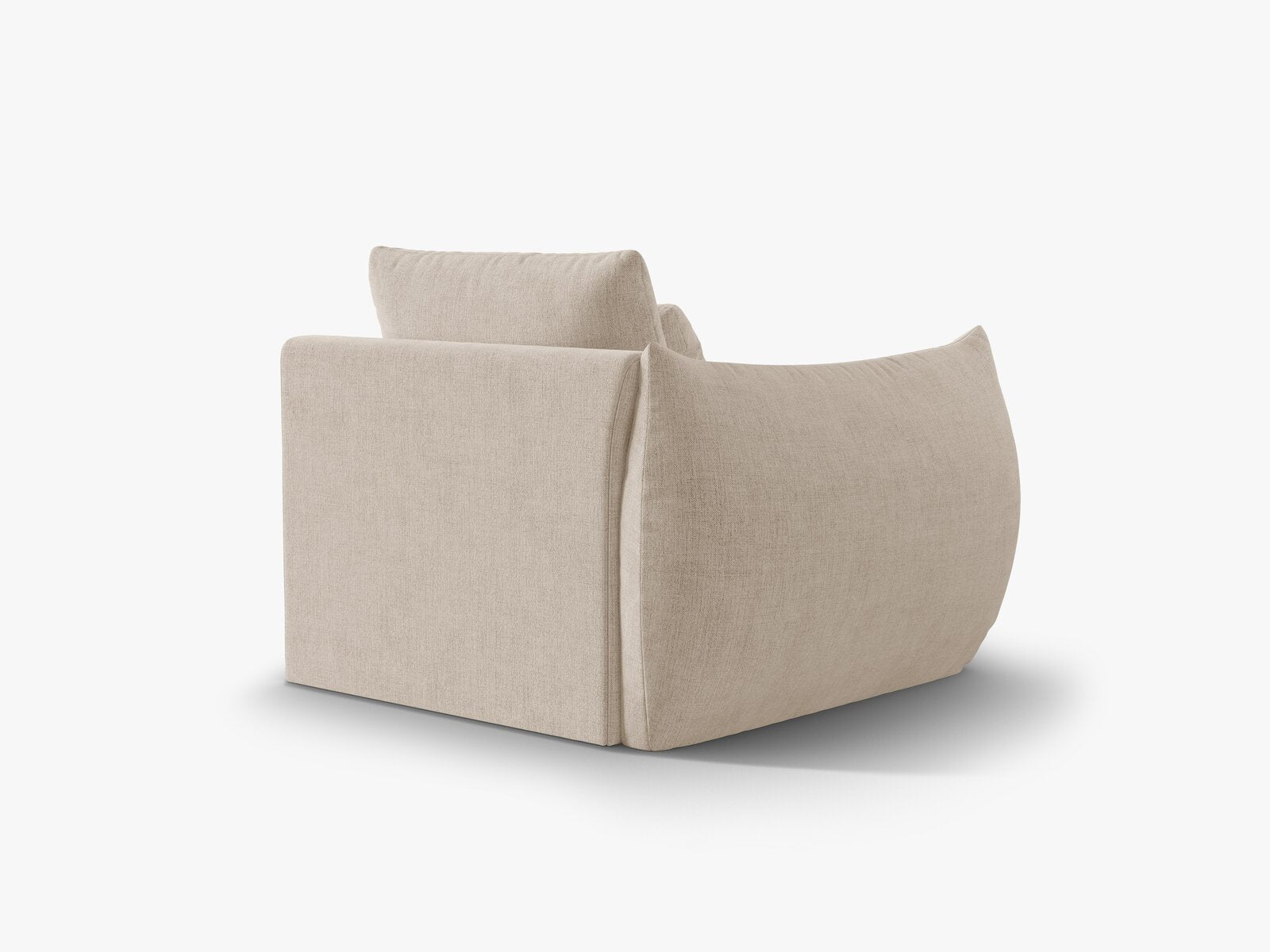 Micadoni Eckmodul Bloom Strukturierter Stoff Wind Helles Beige Links