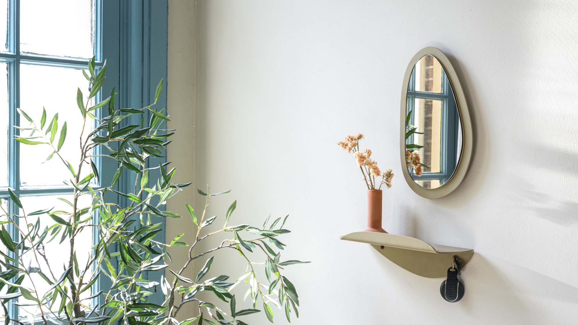Spinder Design Wandregal Pipa Bottom Champagne