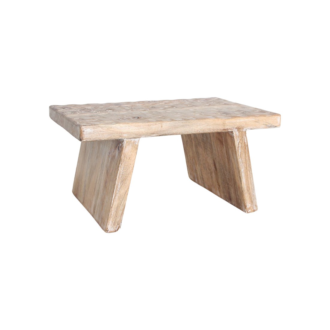 Raw Materials Beistelltisch/Hocker aus Mangoholz natur 40x25x20cm