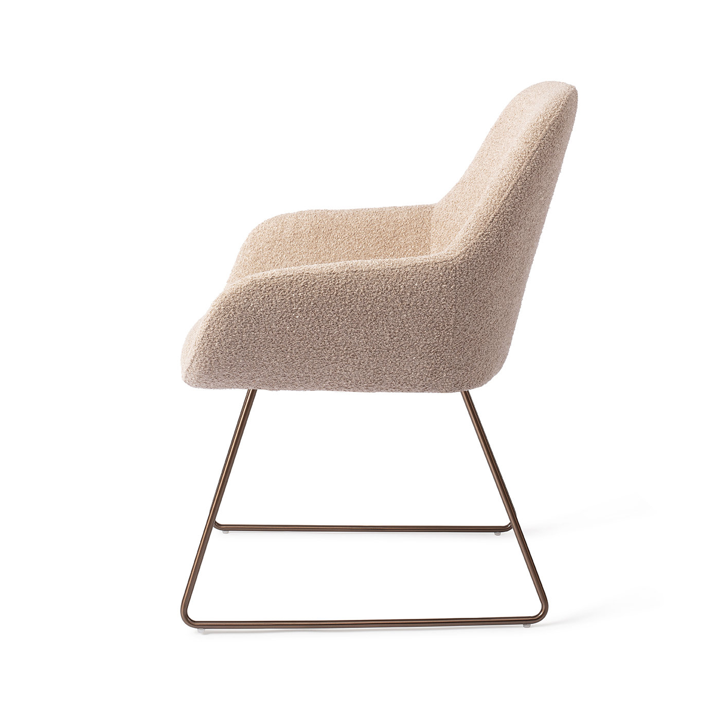 Jesper Home Esszimmerstuhl Kushi Flax Relax Slide Rose
