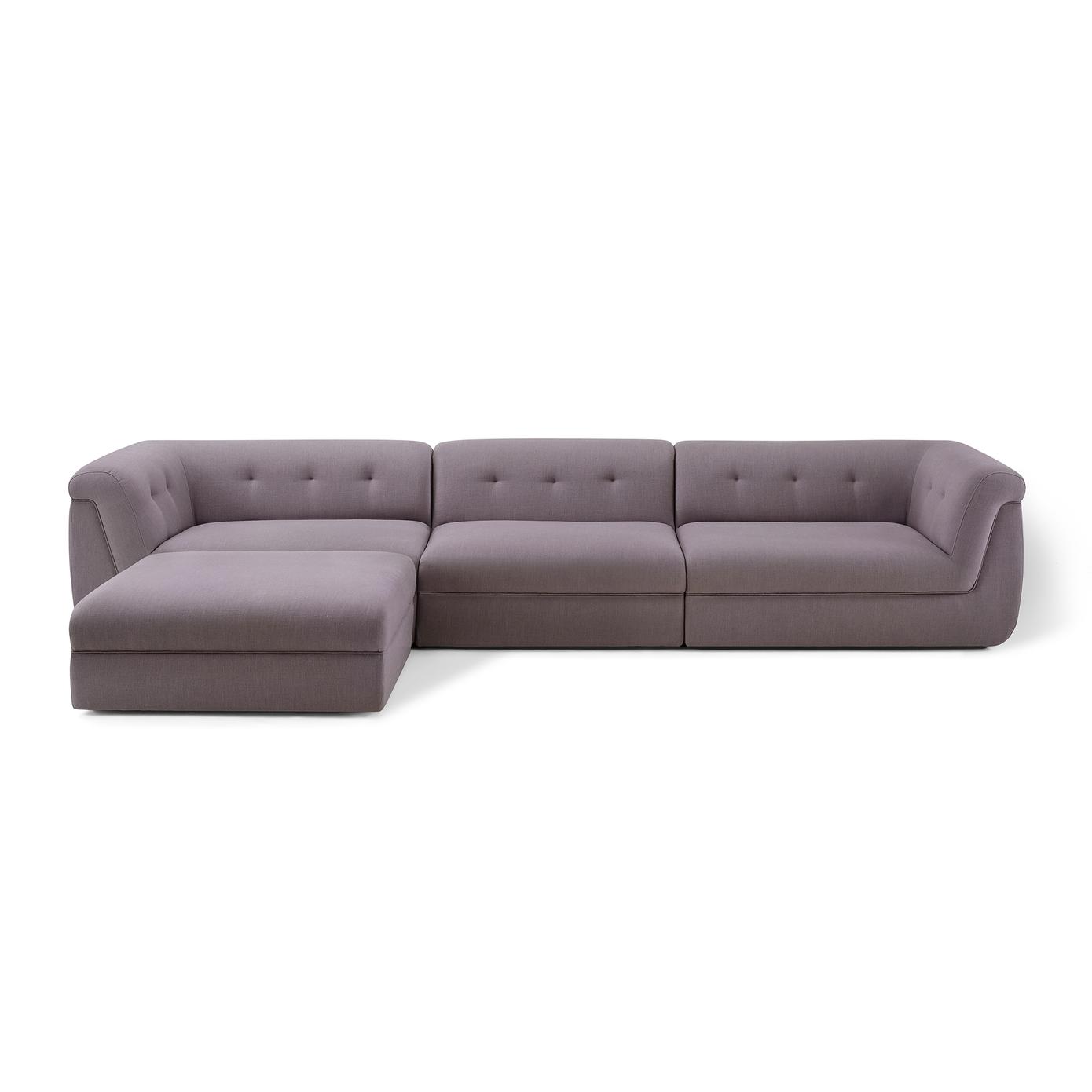 Jesper Home Sofa Esan Aster Allround Ecke L + Mitte + Ecke R + Hocker