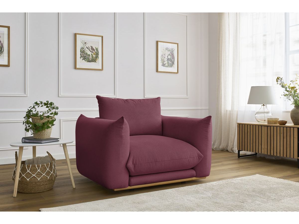 Bobochic Ernest Sessel Stoff Rot