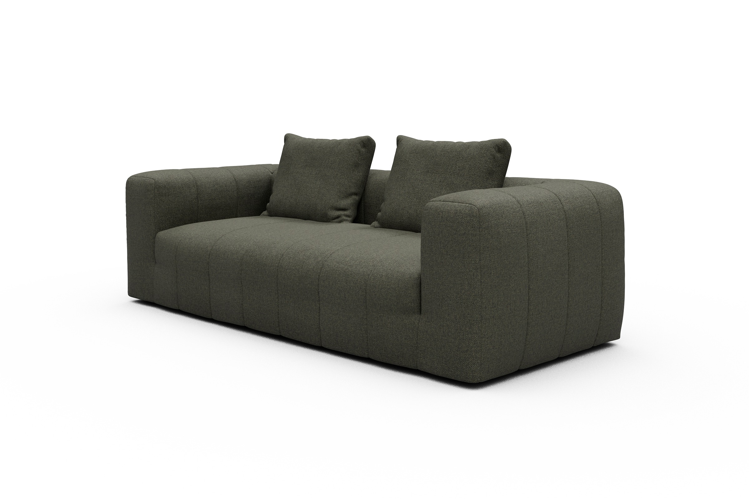 Sofa Hugo 3-Sitzer Sama-Winter-Moss
