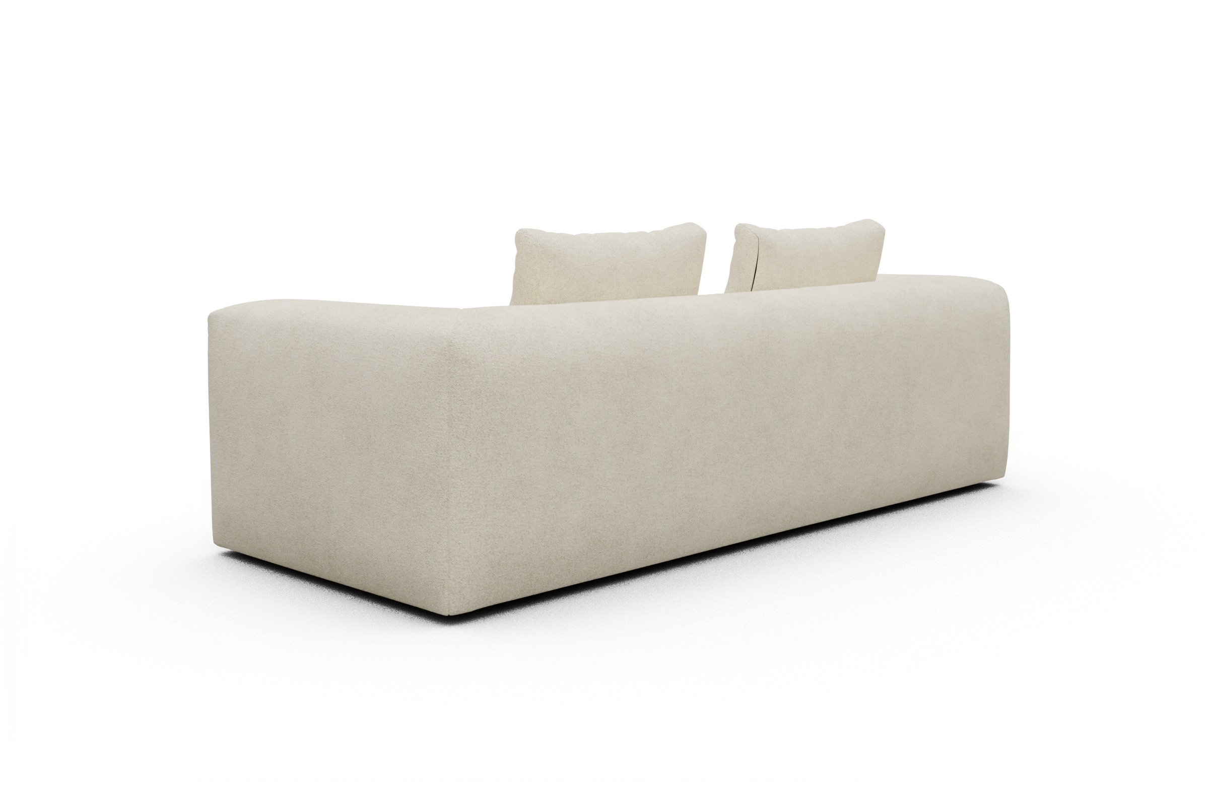 Sofa Fred 3-Sitzer Boucle-Off-White