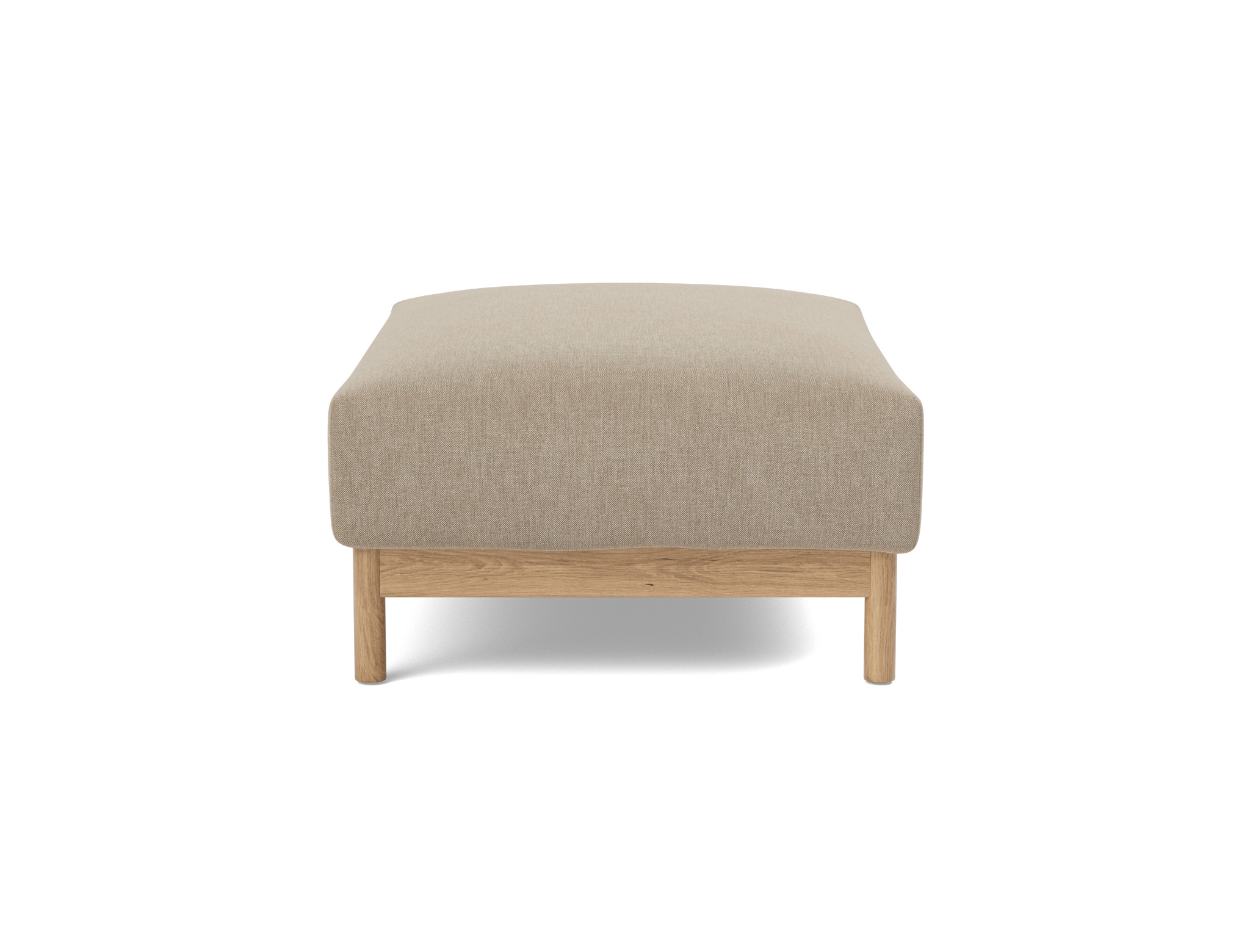 Hocker Malloy Flachgewebe Phobos 587-Mocha Beine Eiche