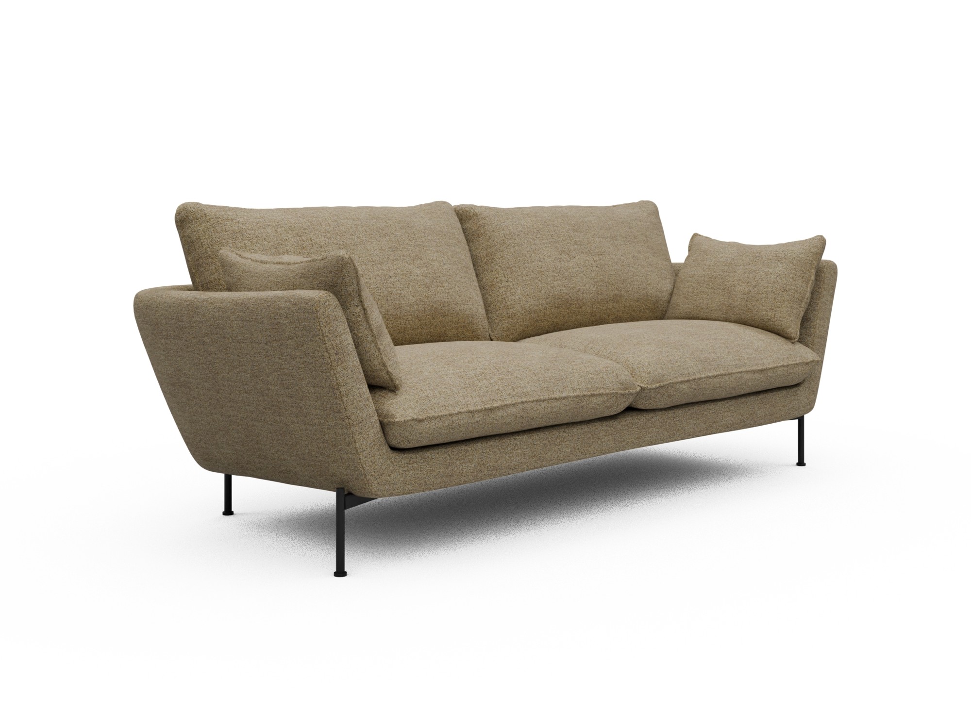 Skandi Home Sofa Anton 3-Sitzer Carreno-Silician-Yellow moebelfaktor