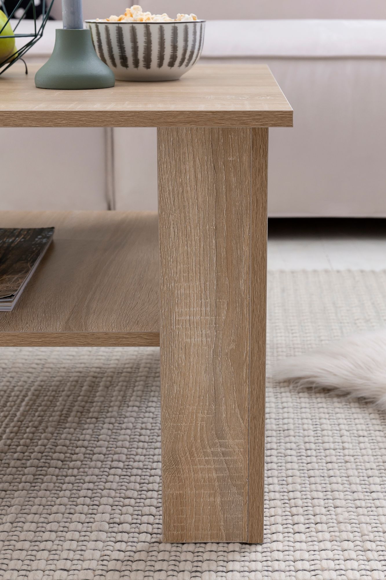 Couchtisch Flam Sonoma 60 × 60 × 42 cm