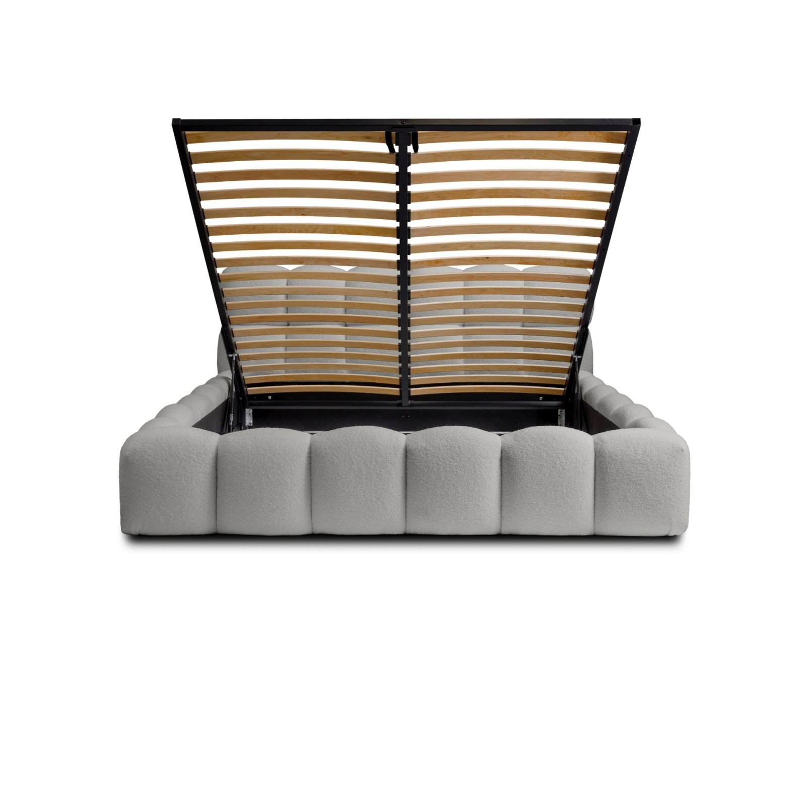 Polsterbett Vento-Slim Boucle 180x200 mit Metallrahmen Quelle 83