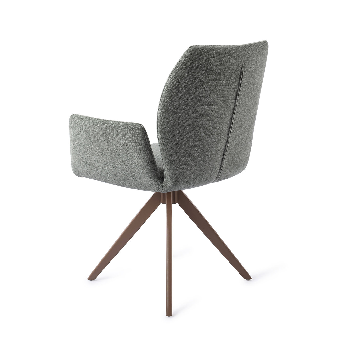 Jesper Home Esszimmerstuhl Misaki Breezy Blue Turn Braun