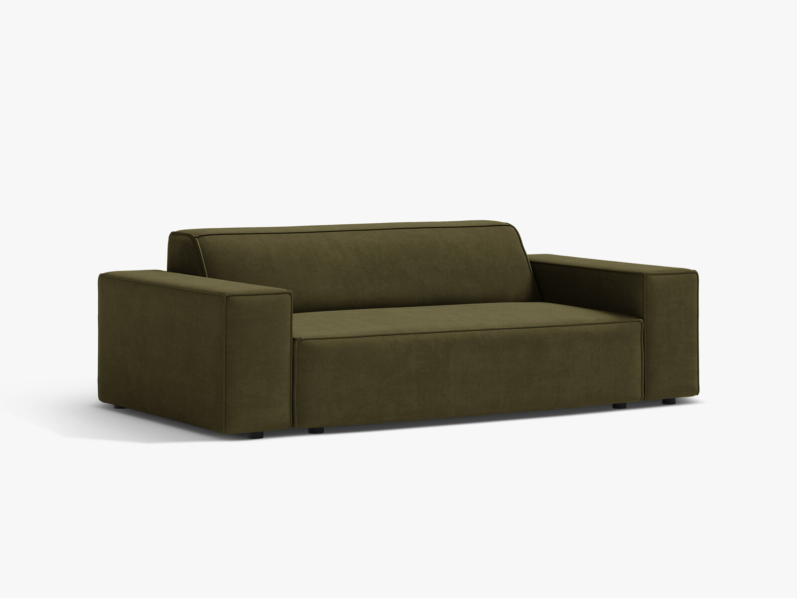 Micadoni Jodie Sofa 2-Sitzer Samt Bluvel Grün