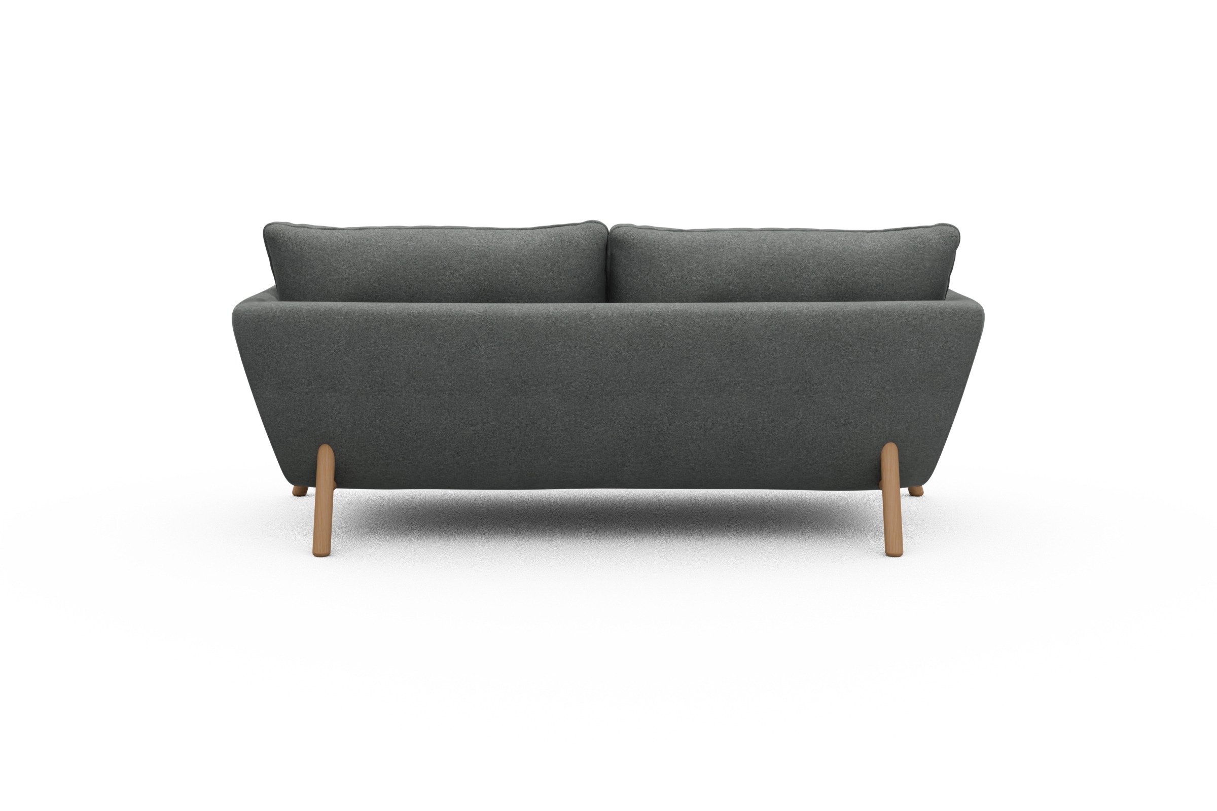Sofa Emil 2-Sitzer Beinfarbe Eiche Natur Satya-Steel