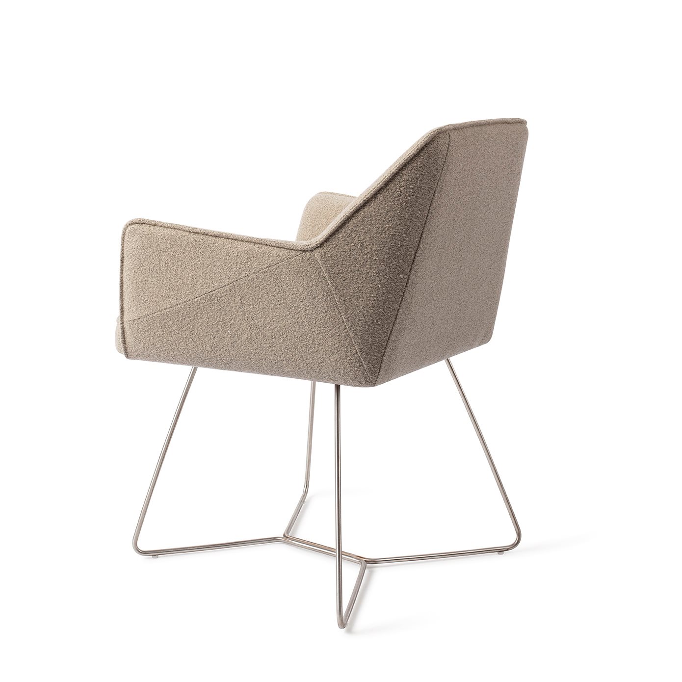 Jesper Home Esszimmerstuhl Tome Great-Greige Beehive Stahl